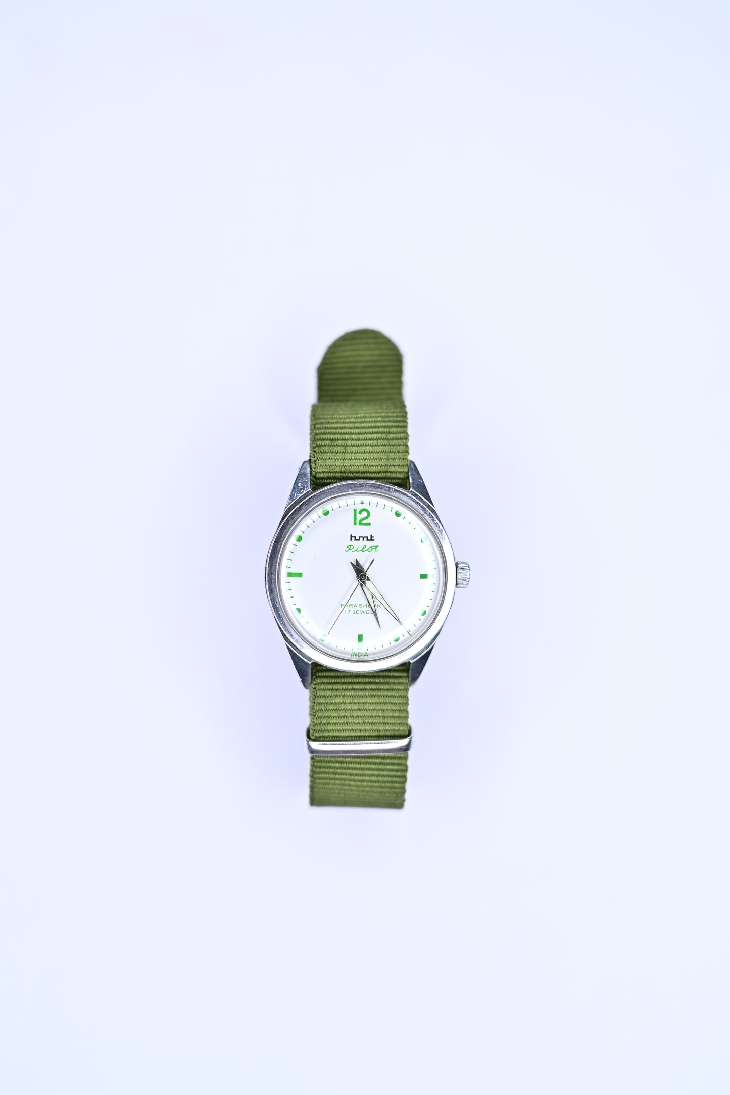 Vintage HMT Pilot White Redial Hand-Winding Mechanical Watch – Calibre 0231 | Watchex India