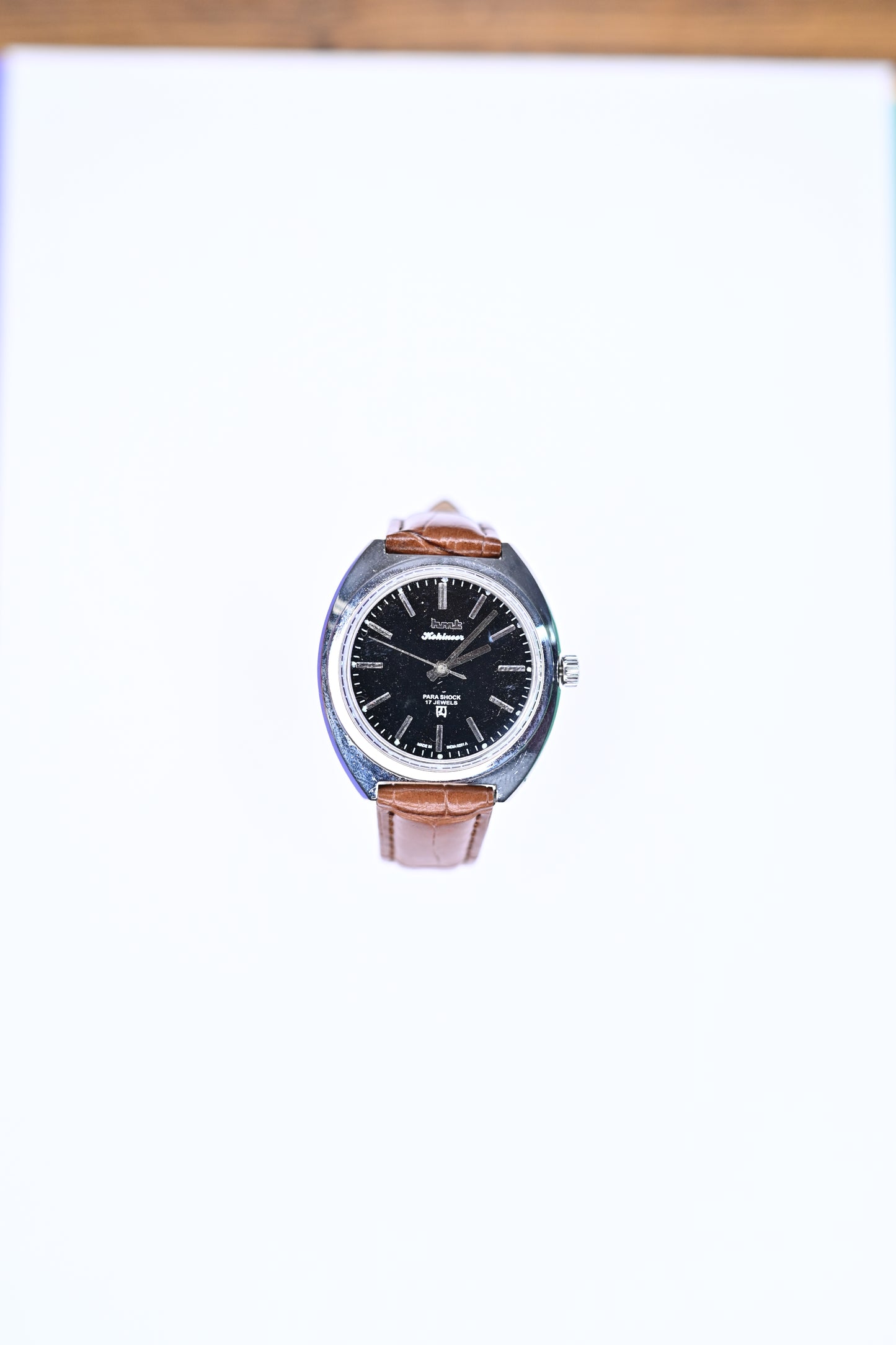 Vintage HMT Kohinoor Black Redial Hand-Winding Mechanical Watch – Calibre 0231 | Watchex India