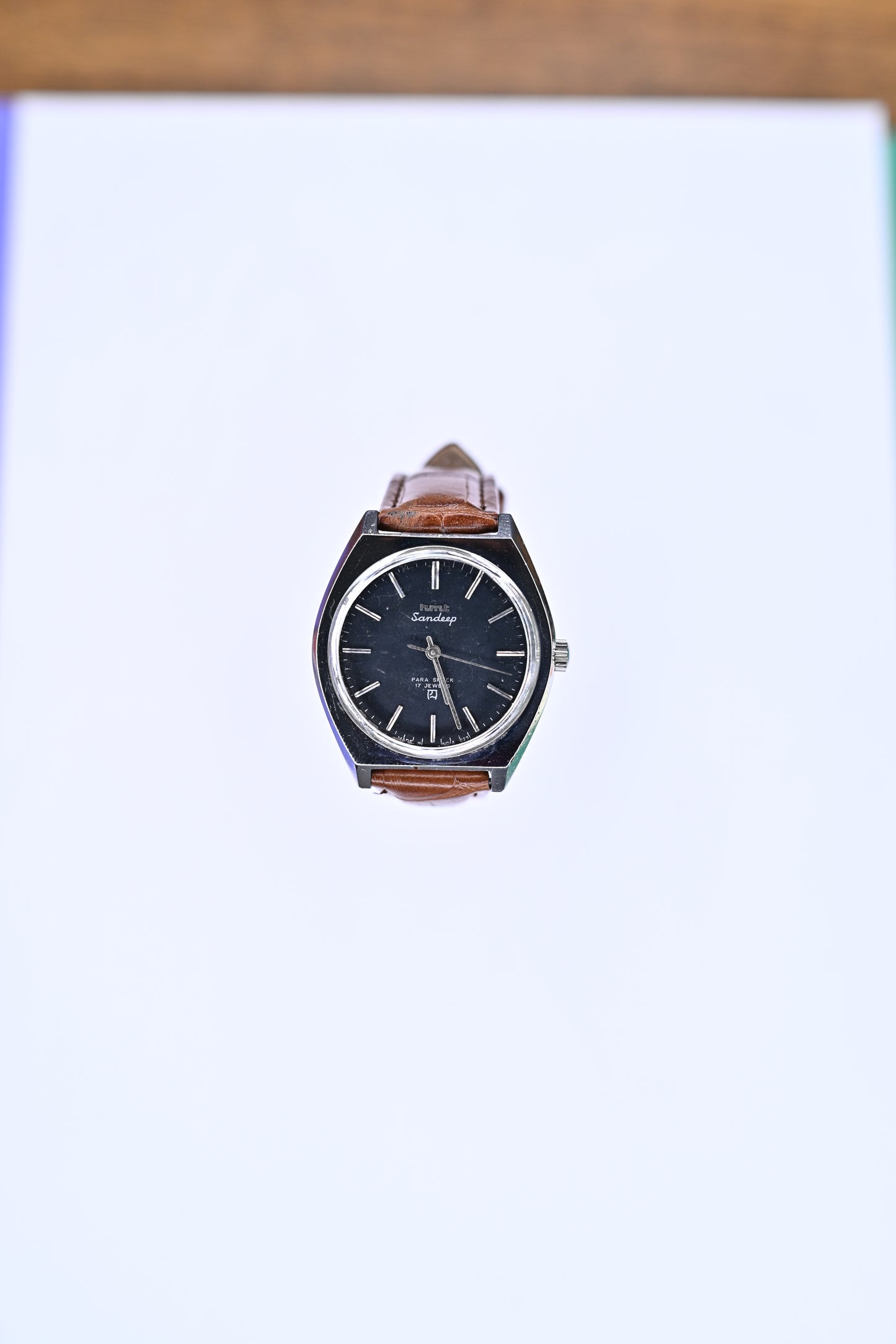Vintage HMT Sandeep Black Dial Hand-Winding Mechanical Watch – Calibre 0231 | Watchex India