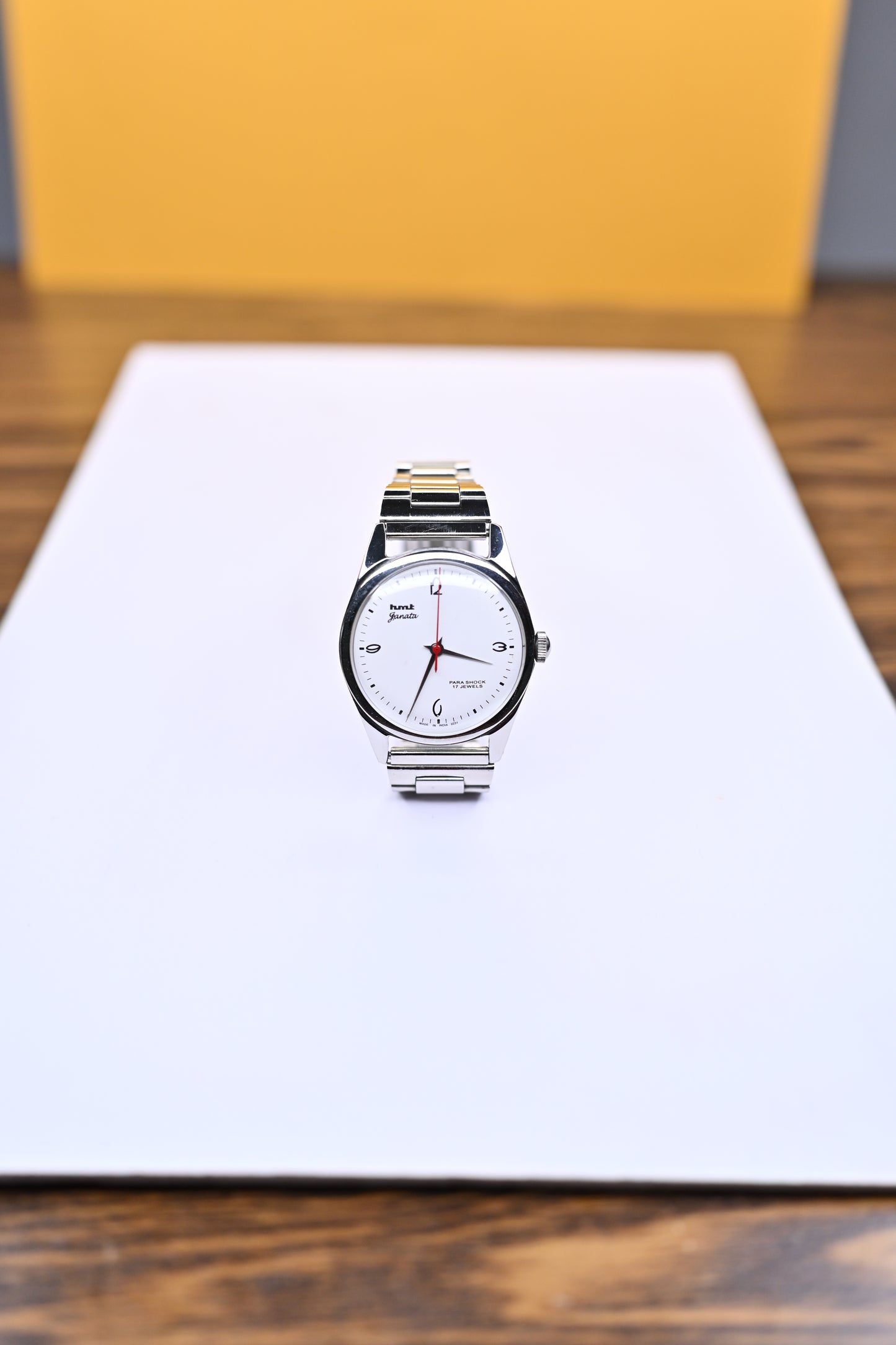MOD HMT Janata Art Deco White Redial Hand-Winding Mechanical Watch – Calibre 0231 | Watchex India