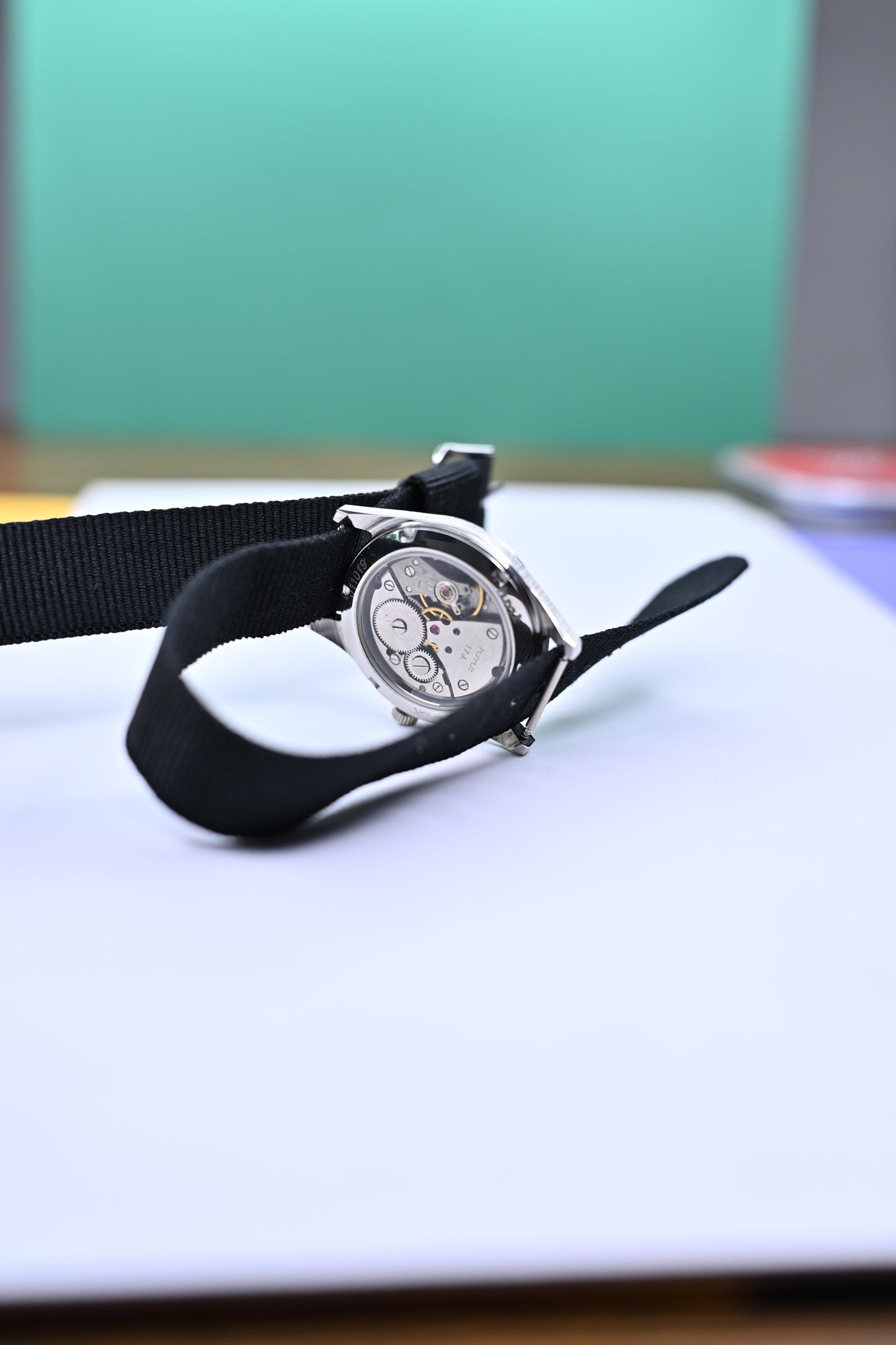 MOD HMT Janata Bengali Numeral Yellow ReDial Hand-Winding Mechanical Watch – Calibre 0231 | Watchex India