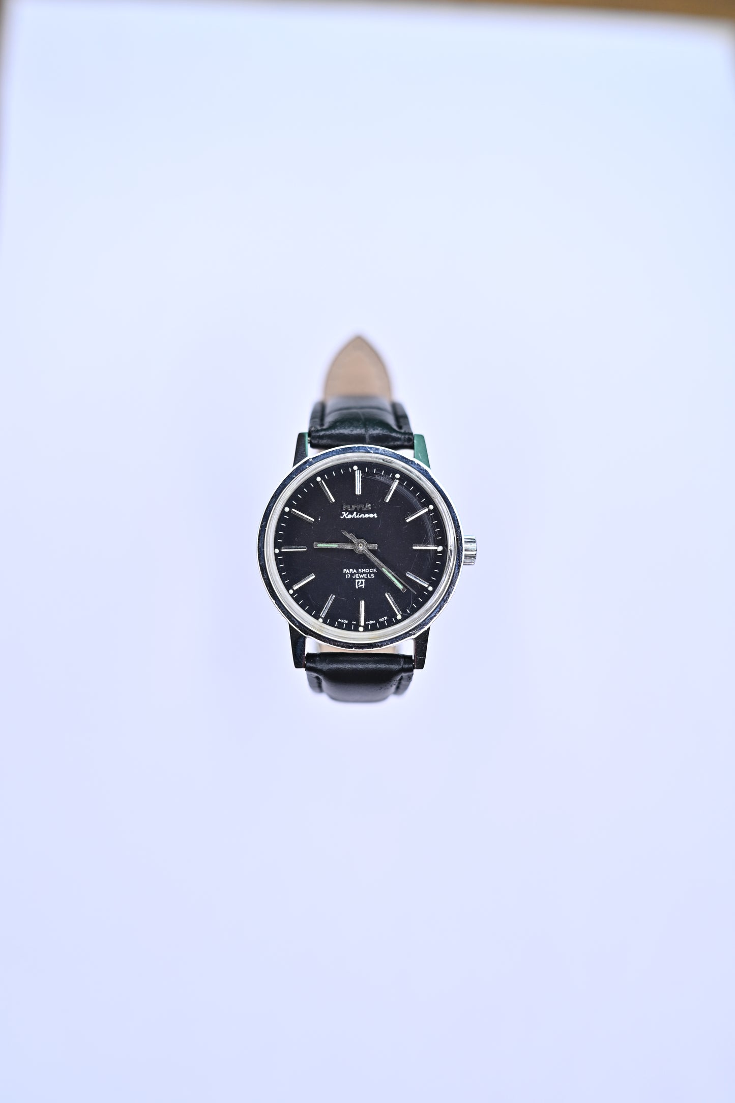 MOD HMT Kohinoor Black Redial Round Case Hand-Winding Mechanical Watch – Calibre 0231 | Watchex India