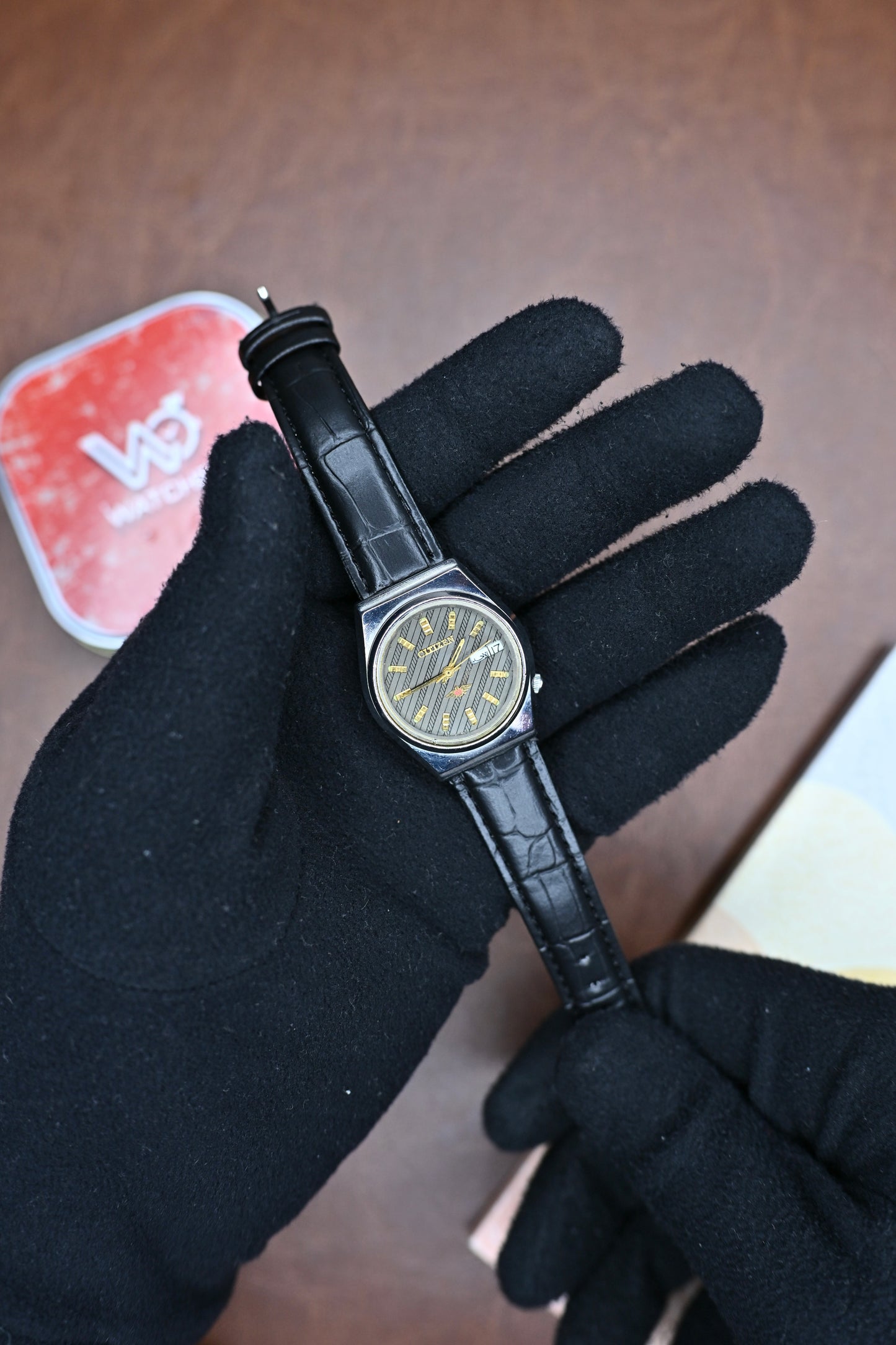 Vintage Citizen Eagle 7 Automatic Ref. 4-038908 – Charcoal Grey Striped Dial | Watchex India