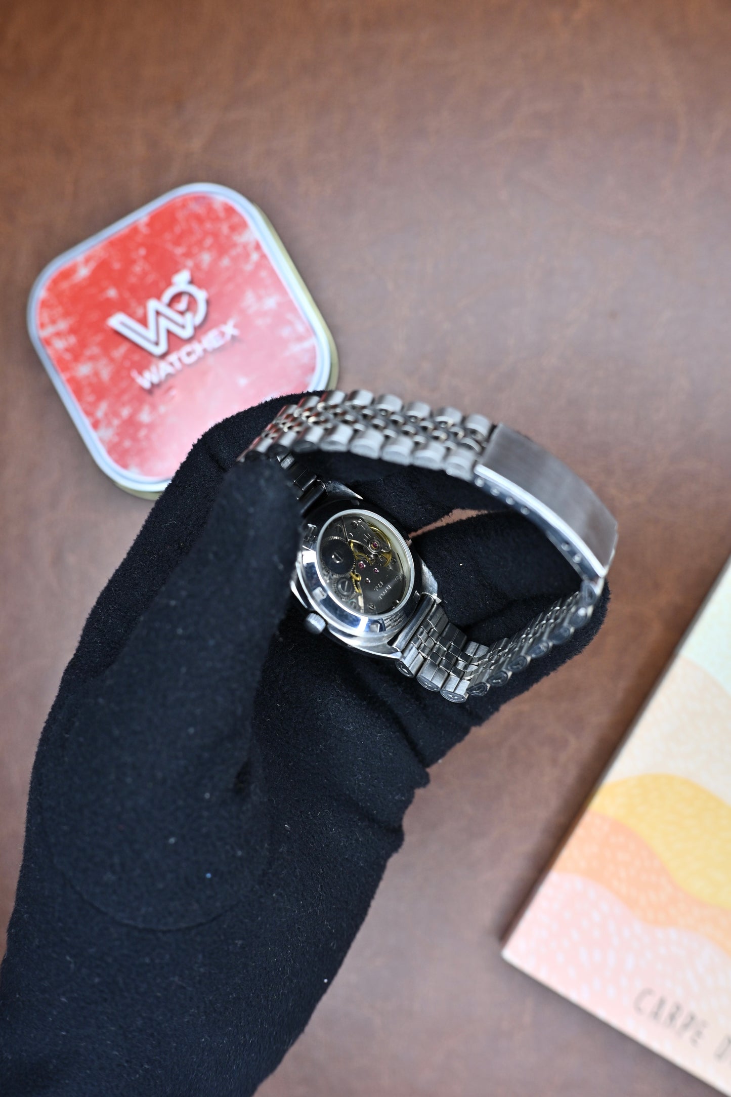 MOD HMT Ajeet Vintage Manual-Wind – Yellow Crosshair Dial | 0231 | 17 Jewels | Watchex India