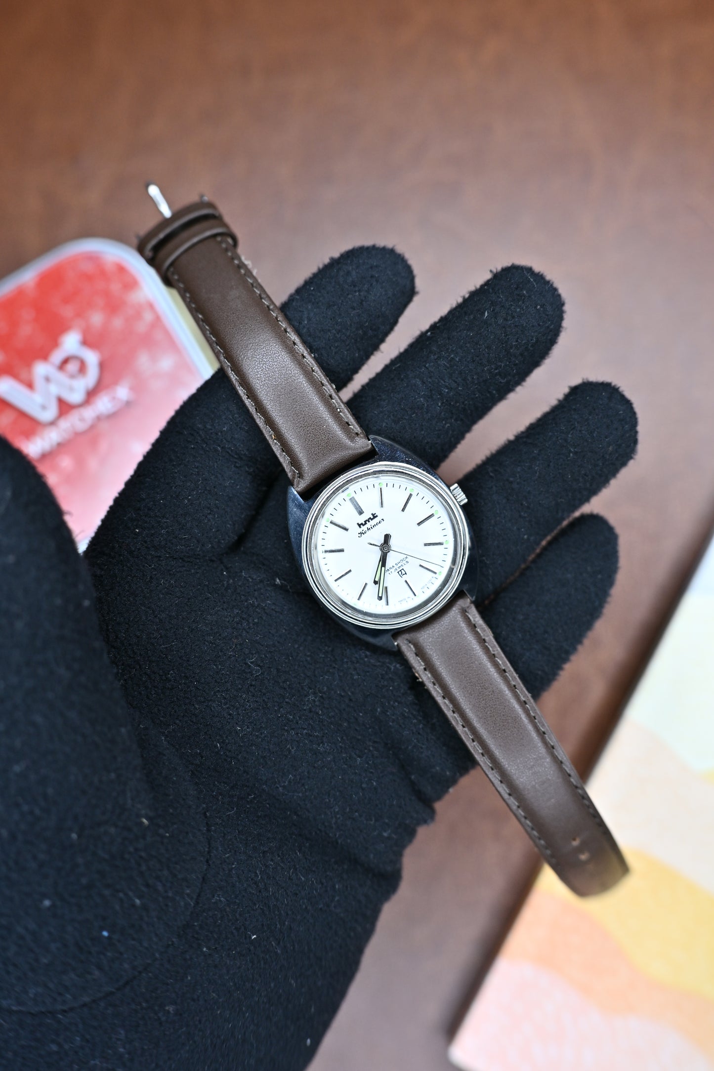 MOD HMT Kohinoor Vintage Manual-Wind – White Redial Open Back Case | 0231 | 17 Jewels | Watchex India