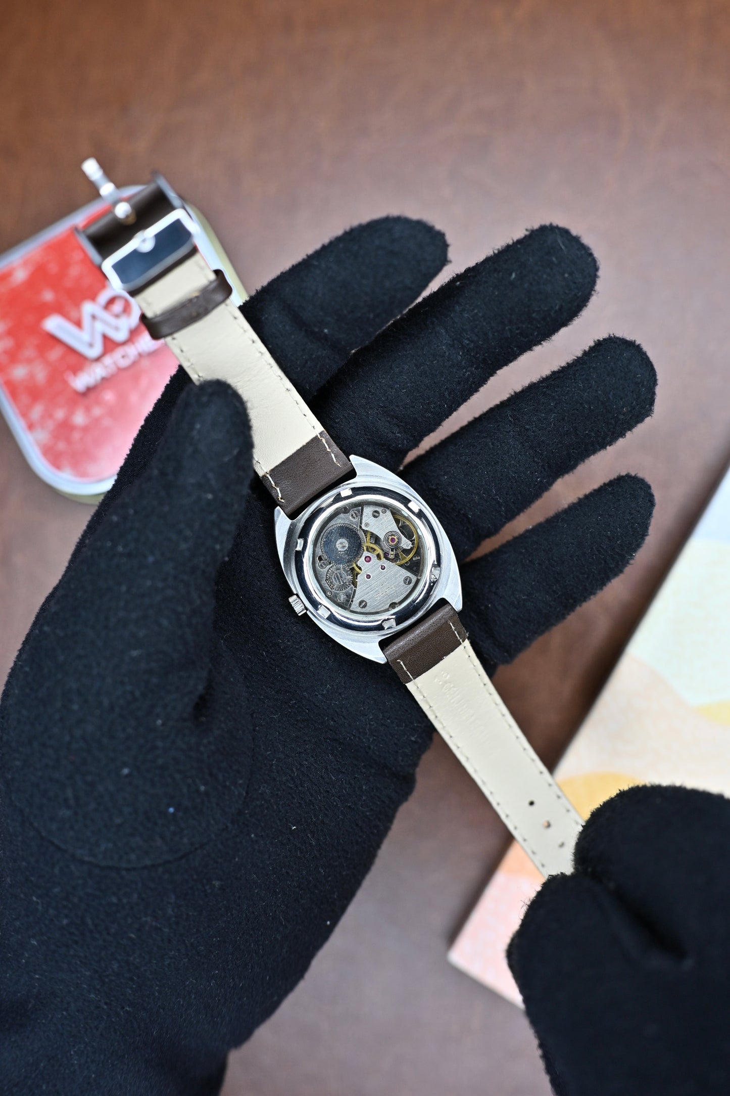 MOD HMT Kohinoor Vintage Manual-Wind – White Redial Open Back Case | 0231 | 17 Jewels | Watchex India