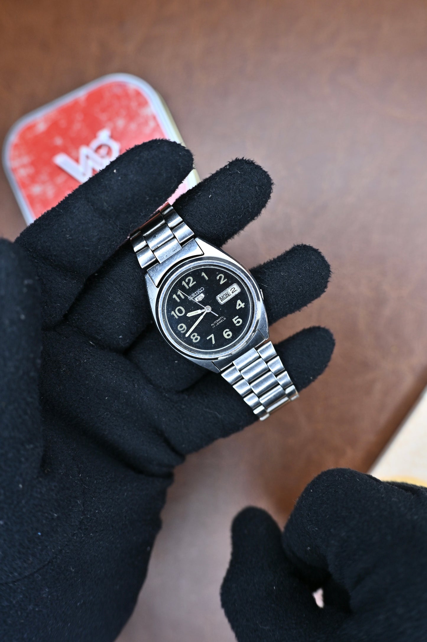 Vintage Seiko 5 Automatic 7009-3181 Black Arabic Dial – Made in Japan | Watchex India