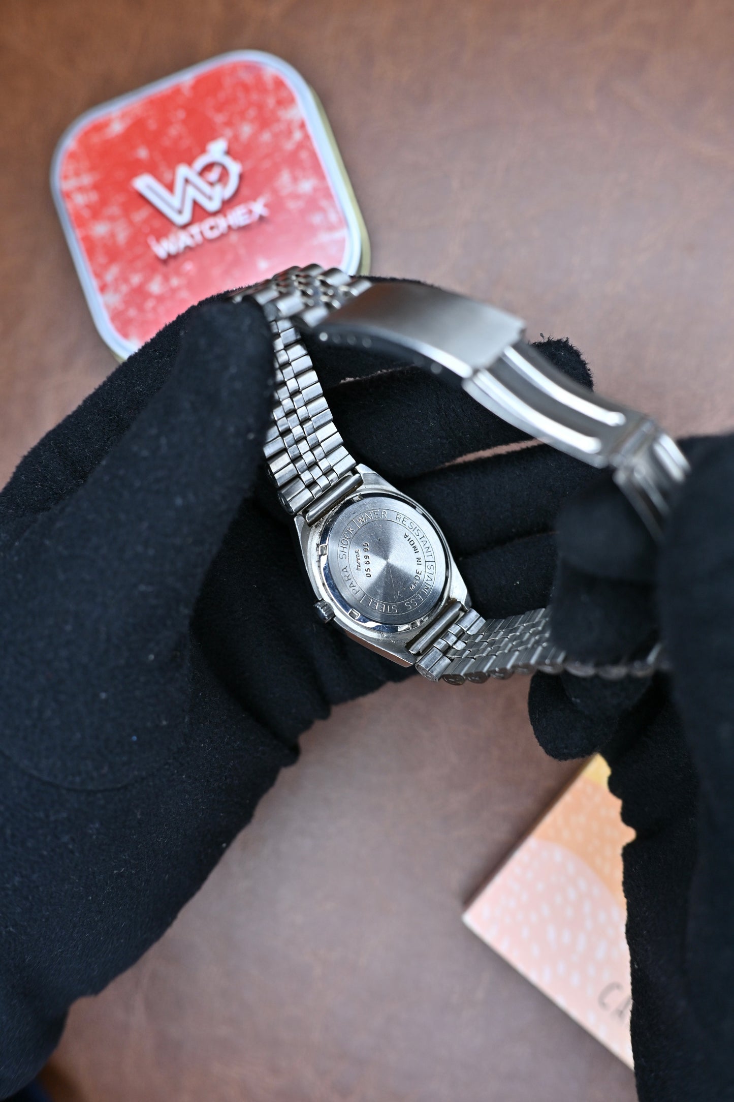 MOD HMT Tareeq – Yellow Dial Open Caseback | Watchex India