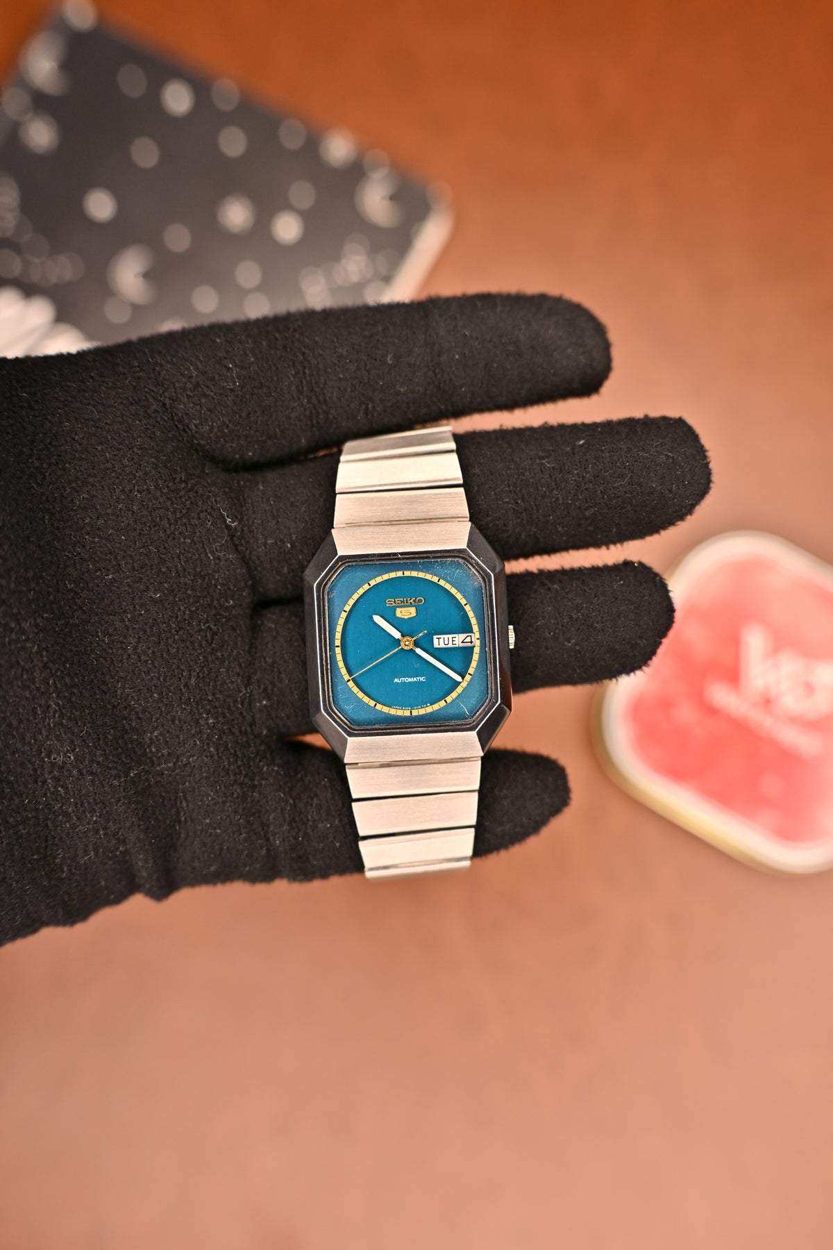 Vintage Seiko 5 6309-609A Automatic – Teal Turquoise Dial | Japan | Watchex India