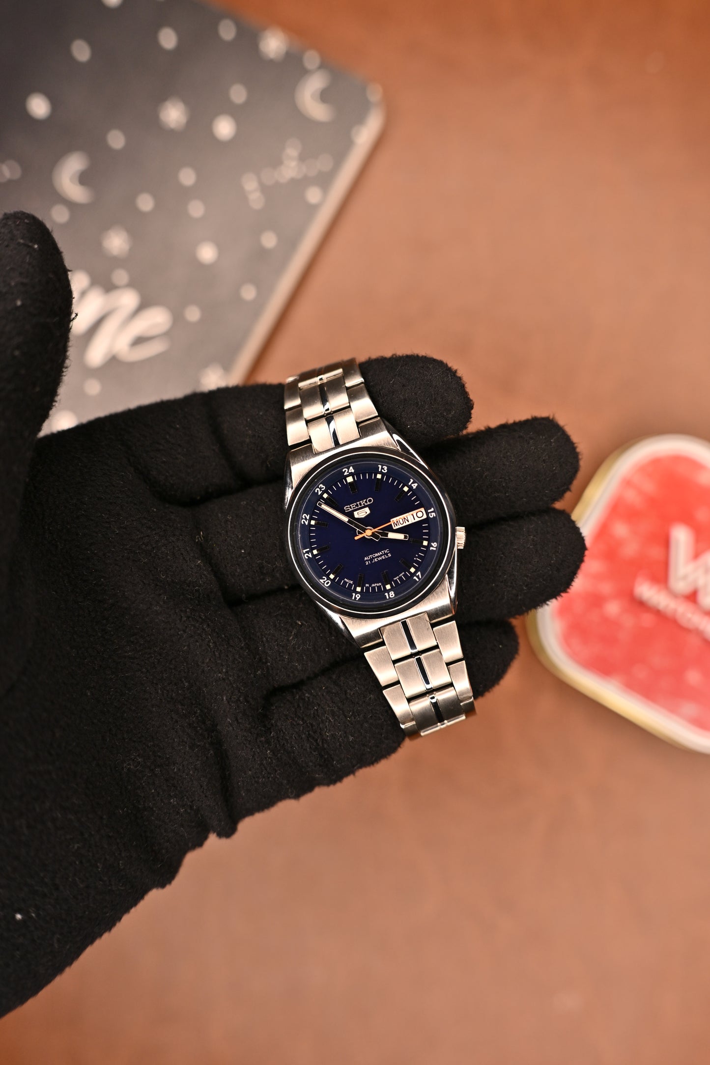 Seiko 5 Automatic Railway Time Midnight Blue Dial 7S26-02C0 – Made in Japan | Watchex India
