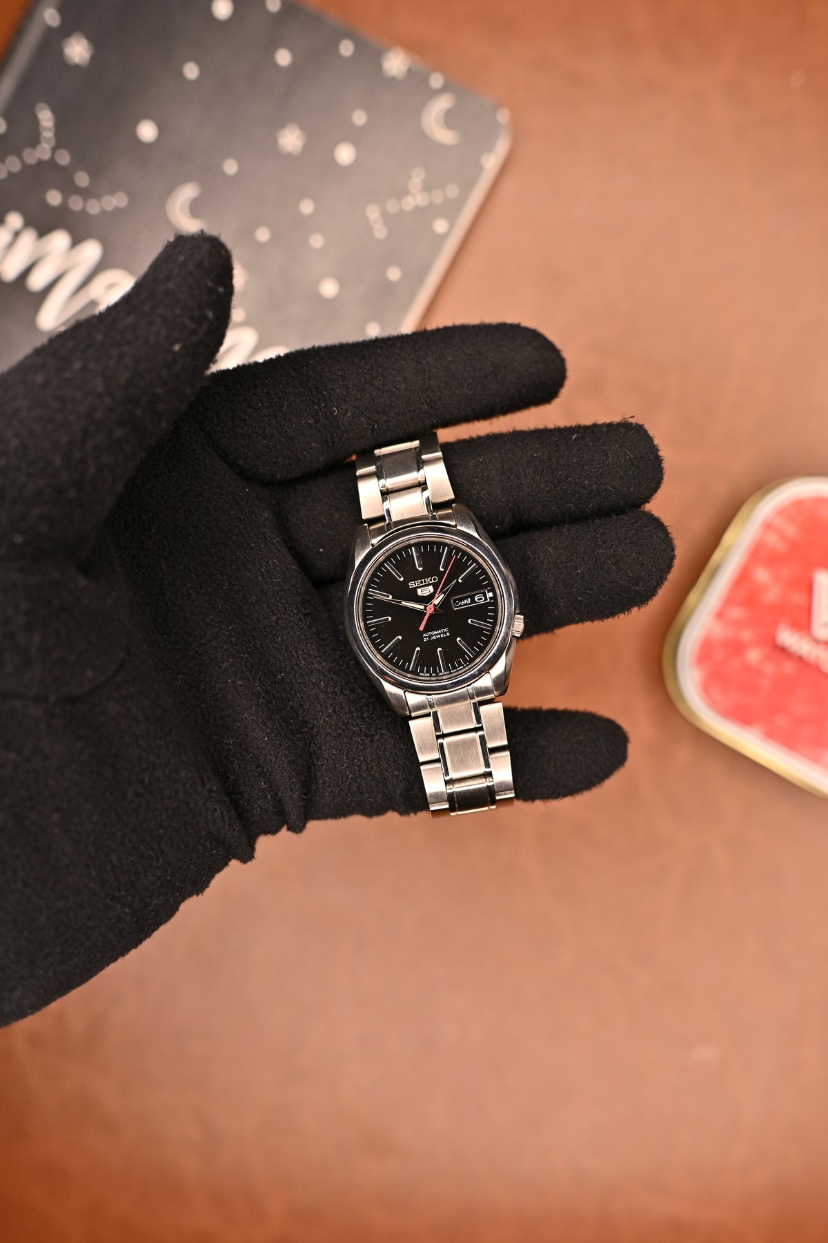 Seiko 5 Automatic 7S26-01V0 – Dark Charcoal Sunburst Dial | Watchex India