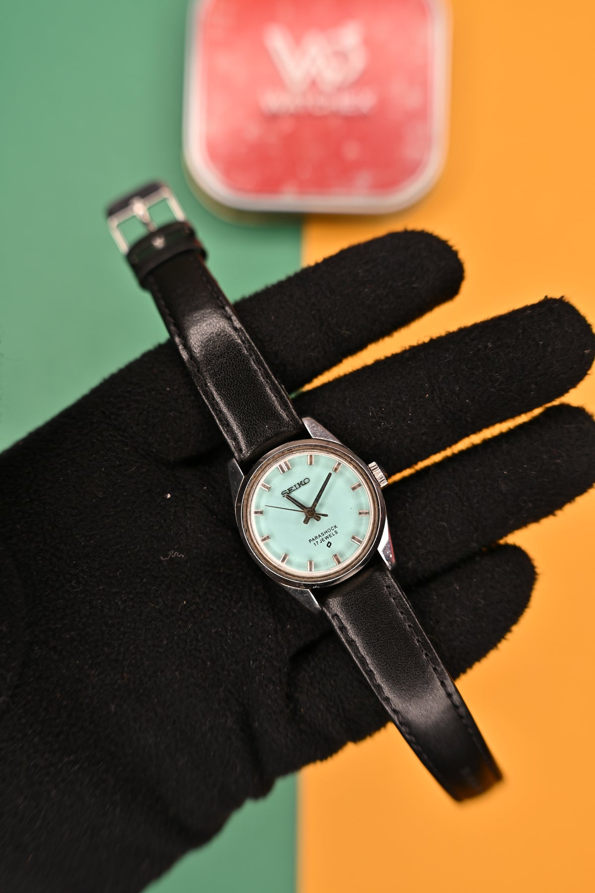 Vintage Seiko Parashock Manual-Wind Light-Blue Redial Men’s Dress Watch (Ref. 66-7970) | Watchex India