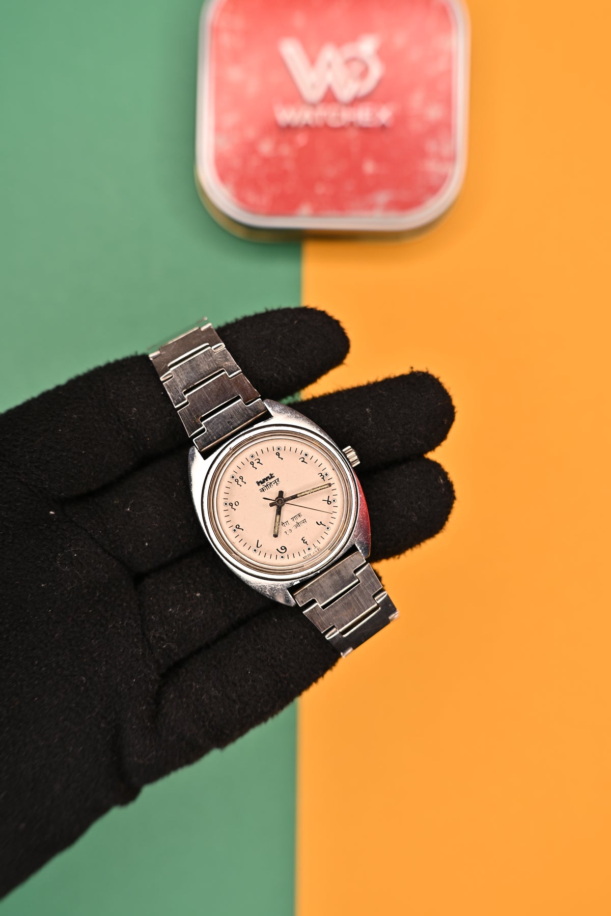 Vintage HMT Kohinoor Manual-Wind Devanagari Hindi Numerals Men’s Dress Watch | Watchex India