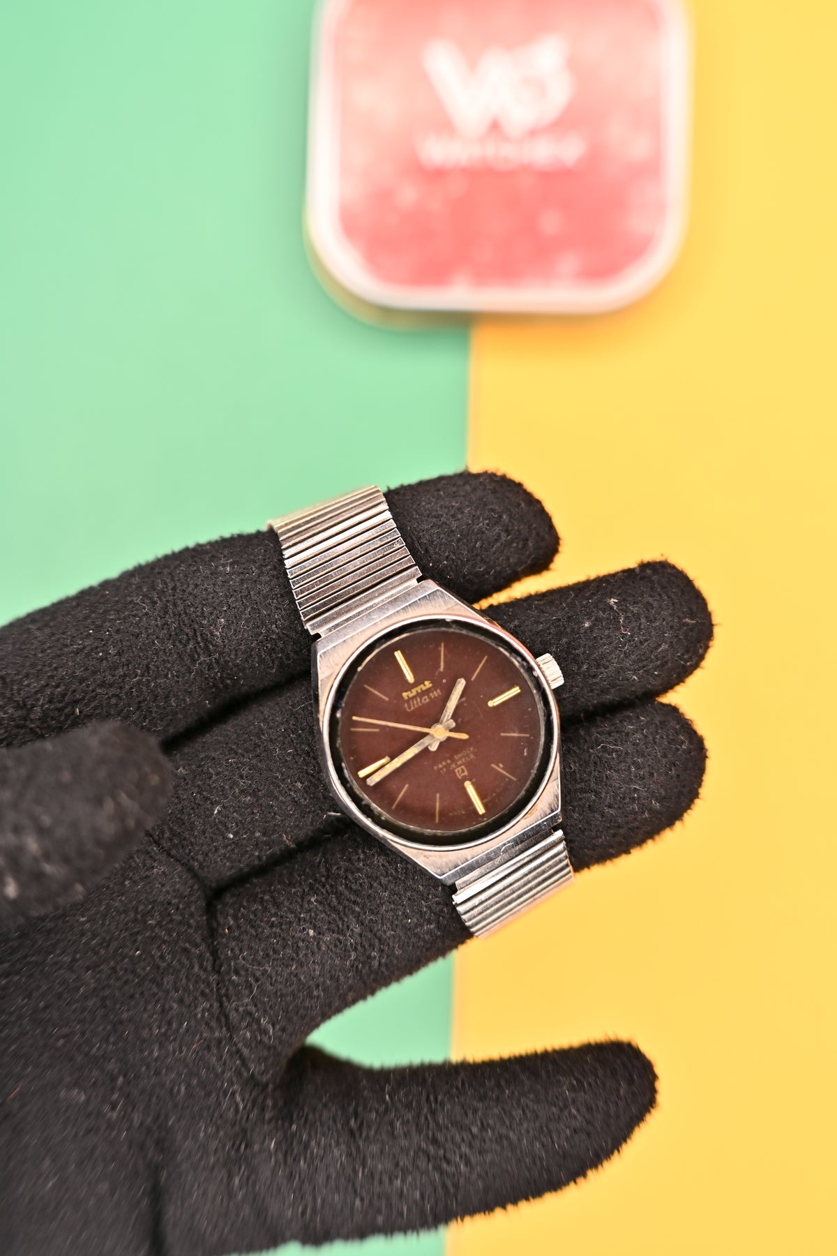Vintage HMT Uttam Burgundy Dial Mechanical Hand-Winding | Watchex India