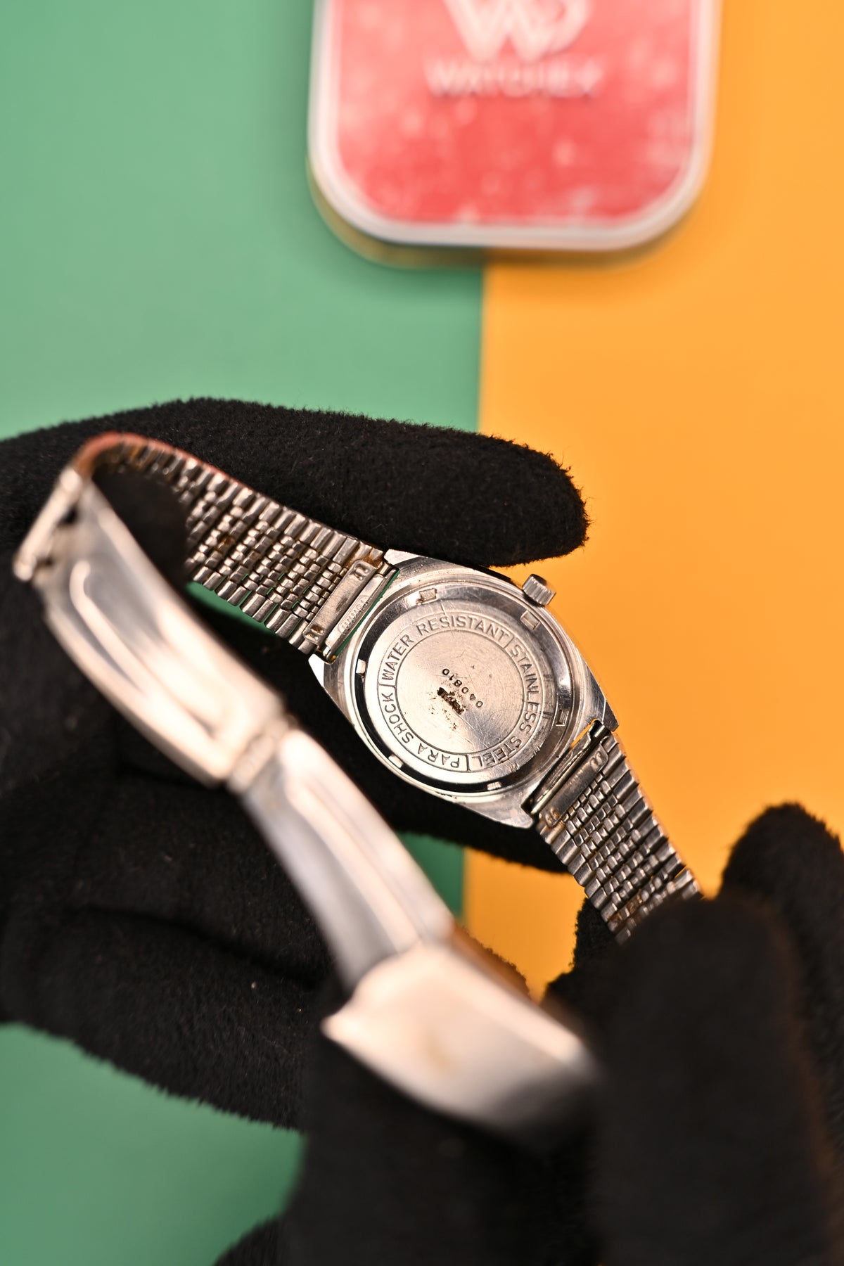 Vintage HMT Tareeq Para Shock 17 Jewels Black Dial Mechanical Watch | Watchex India