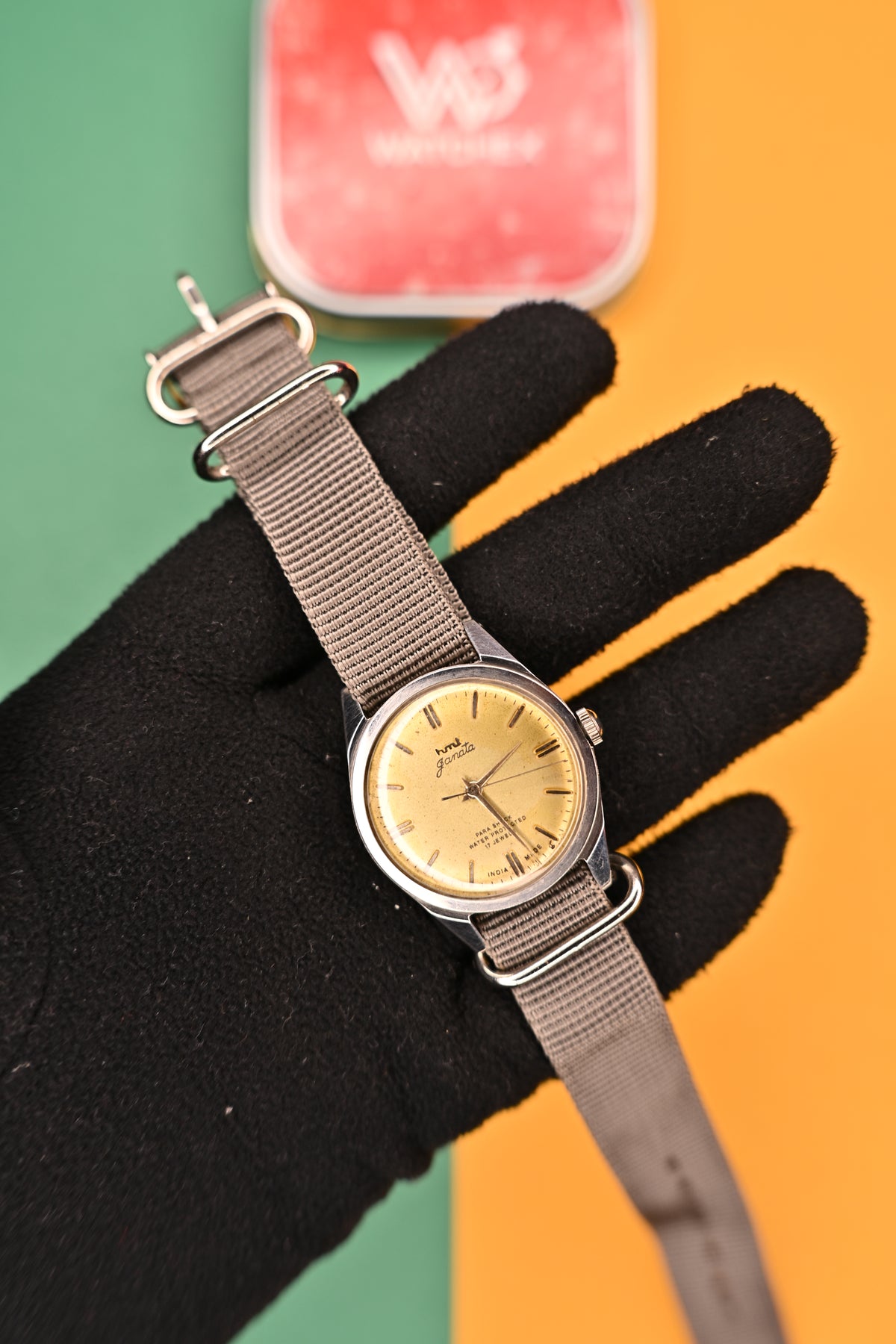 Vintage HMT Janata 200179 Champagne Dial 17 Jewels Mechanical | Watchex India