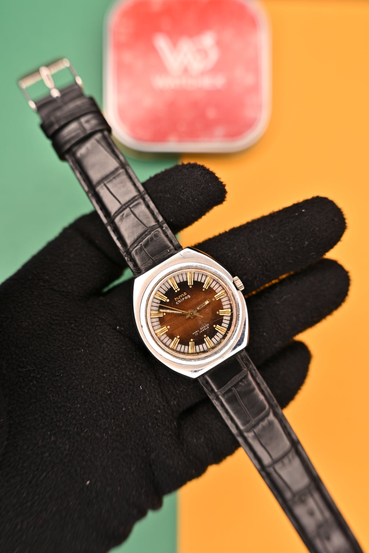 Vintage HMT Chirag 125179 Brown Gradient Dial 17 Jewels Mechanical &nbsp;| Watchex India