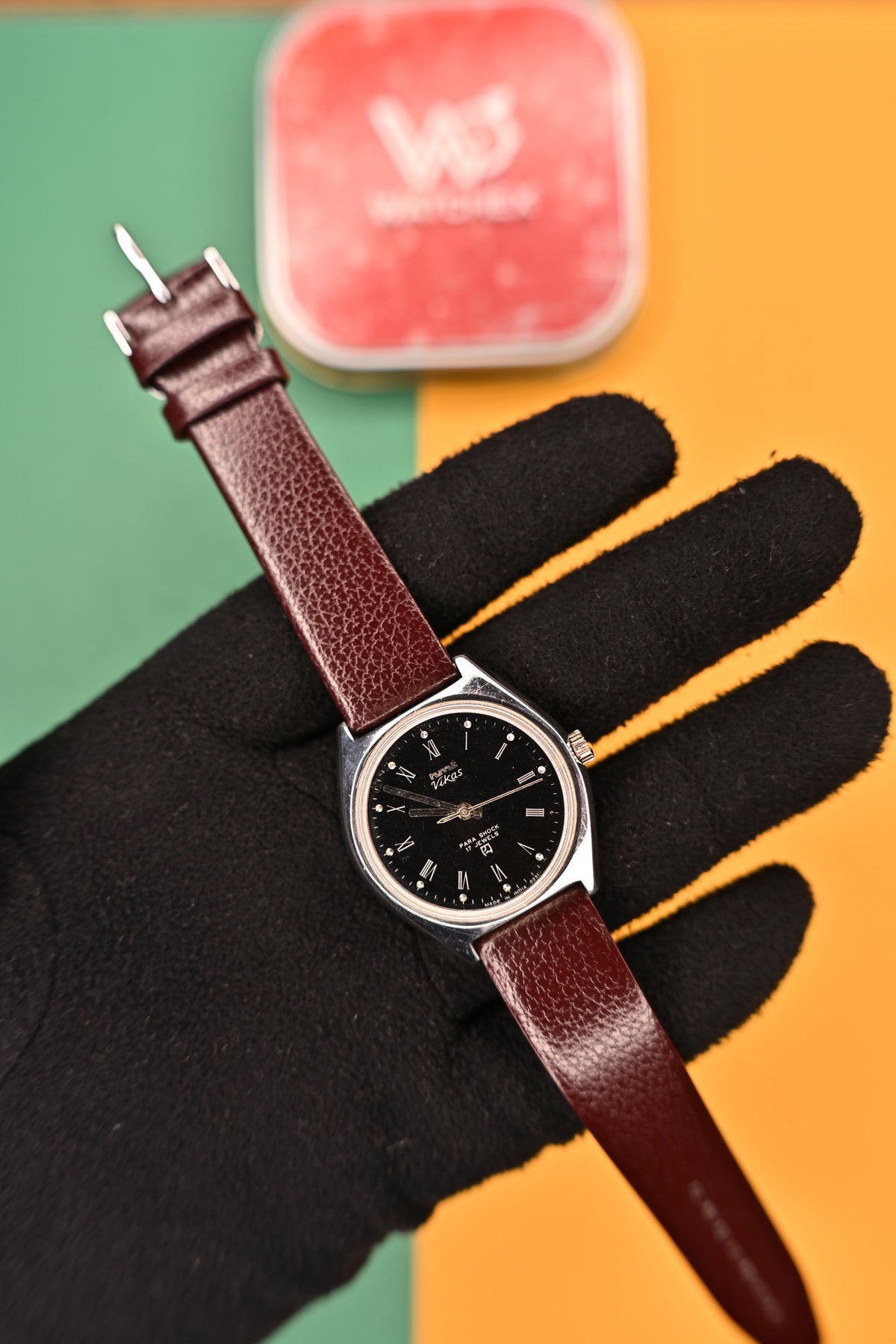 Vintage HMT Vikas 052689 Black Dial Roman Numerals 17 Jewels Mechanical | Watchex India