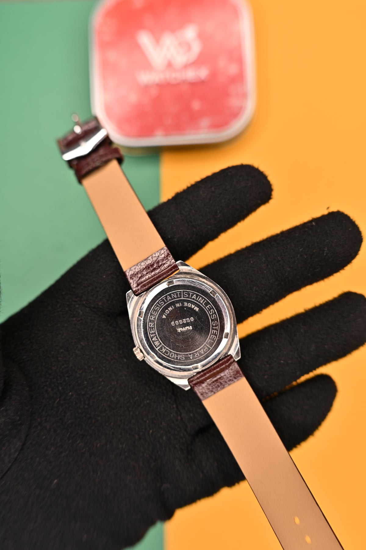 Vintage HMT Vikas 052689 Black Dial Roman Numerals 17 Jewels Mechanical | Watchex India