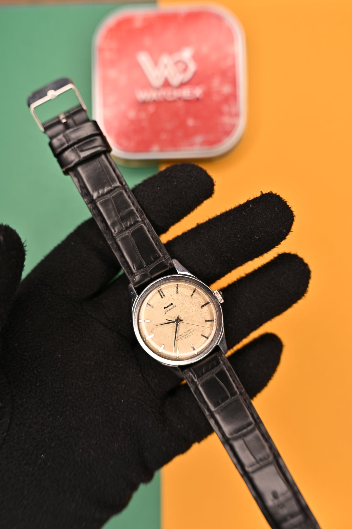 Vintage HMT Janata 14001 Aged Champagne Dial 17 Jewels Mechanical | Watchex India