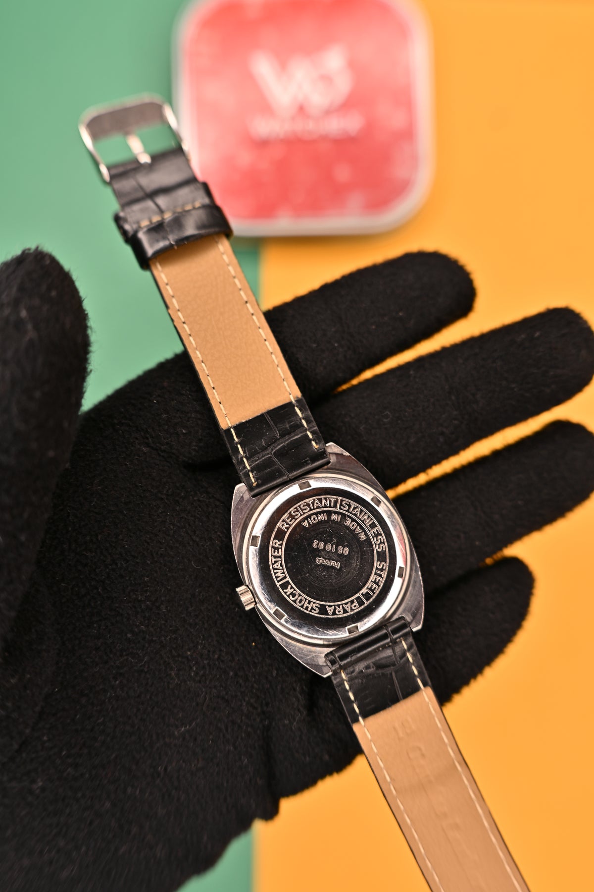 Vintage HMT Avinash Para Shock 17 Jewels Silver Dial Mechanical Watch | Watchex India