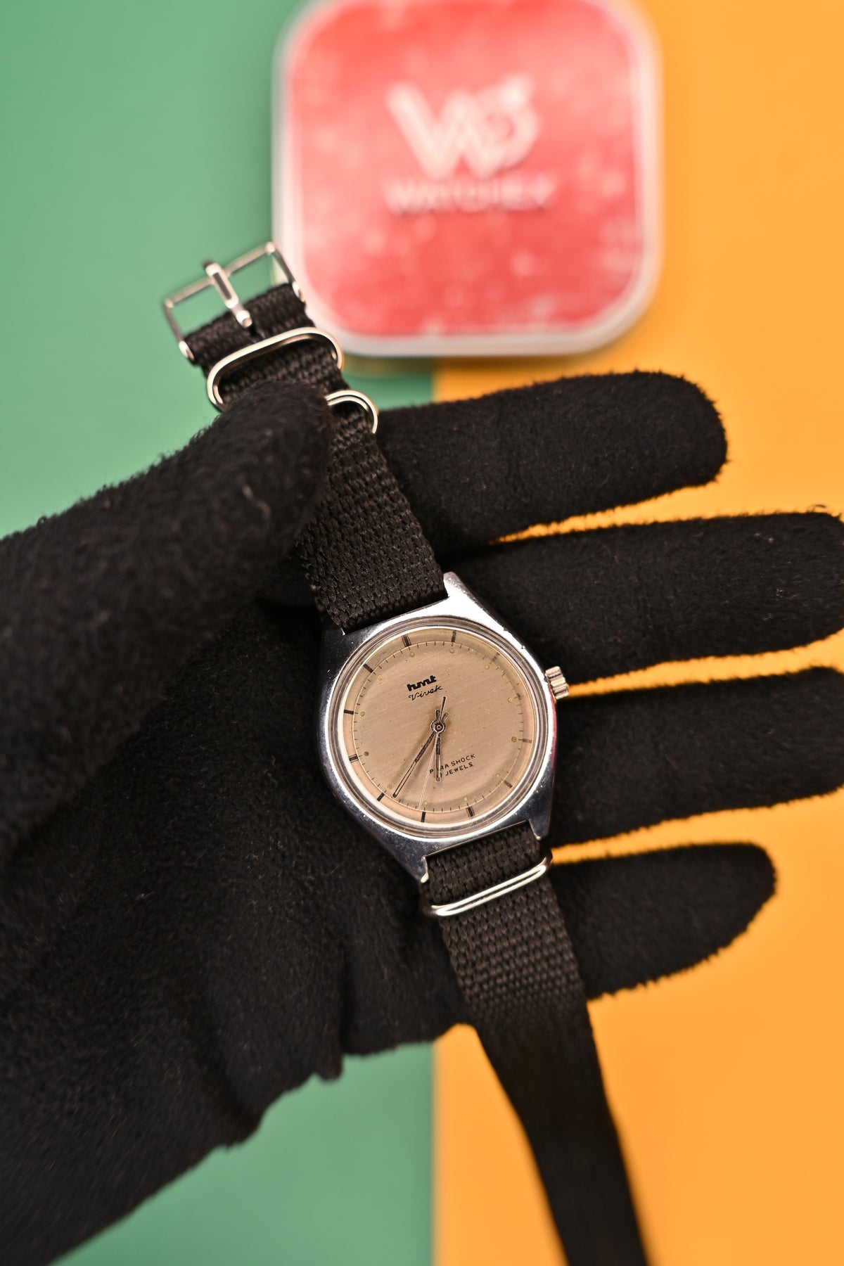 Vintage HMT Vivek Parashock 17 Jewels Silver Dial Mechanical Watch | Watchex India
