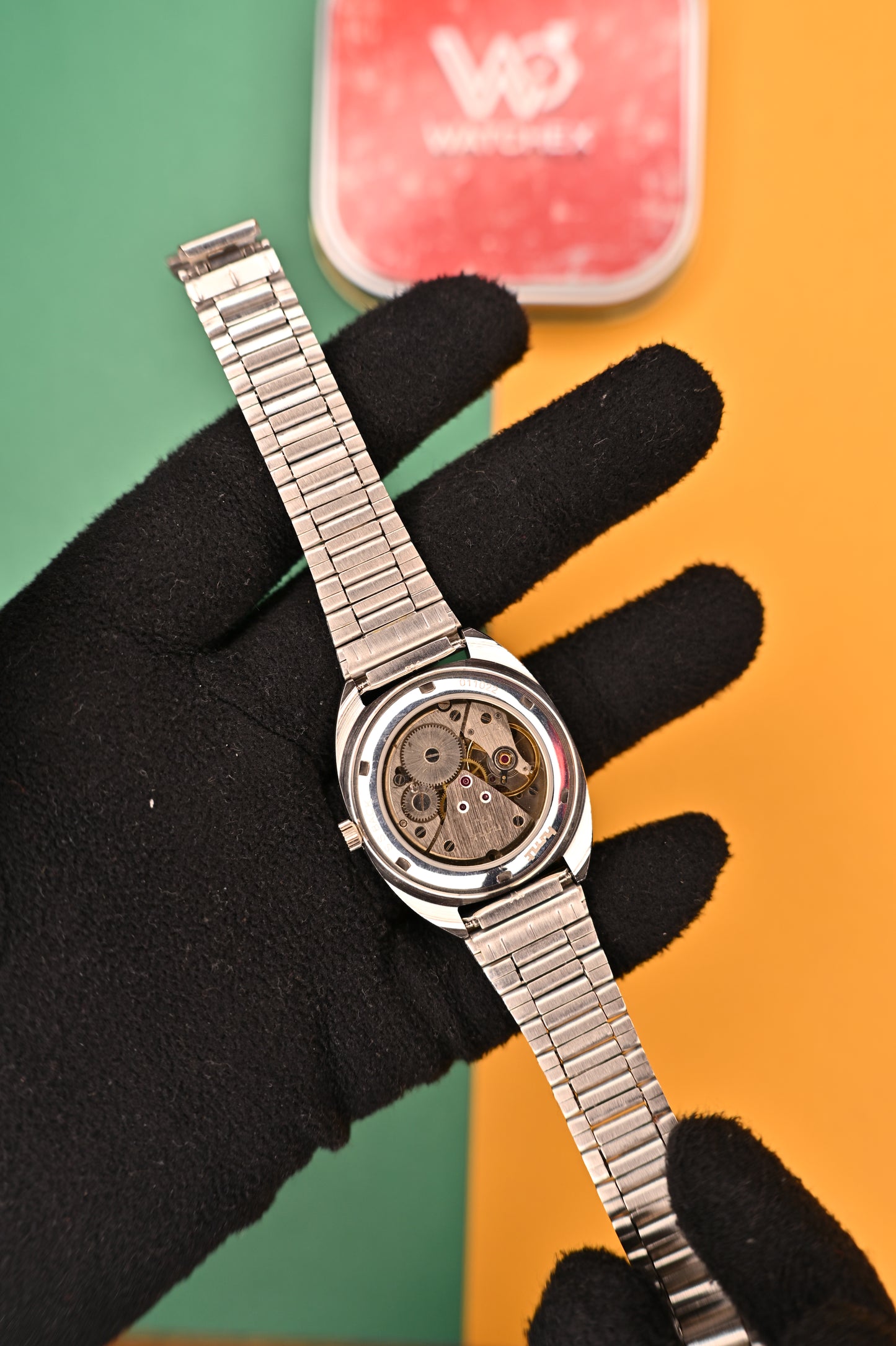 MOD HMT Kohinoor — Dark Wine Dial 17j | Watchex India
