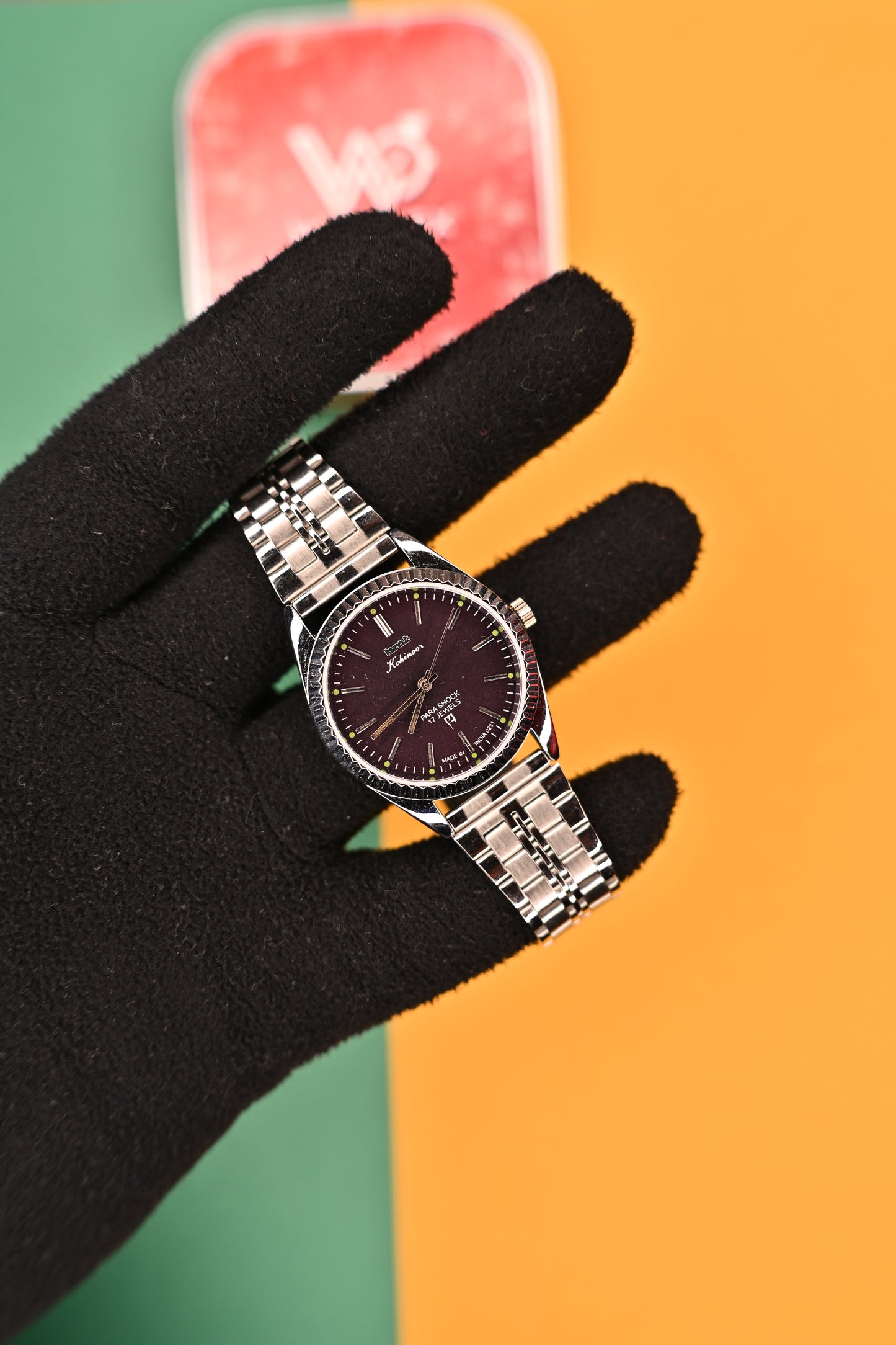 MOD HMT Kohinoor — Maroon Wine Dial 17J Hand-winding | Watchex India&nbsp;