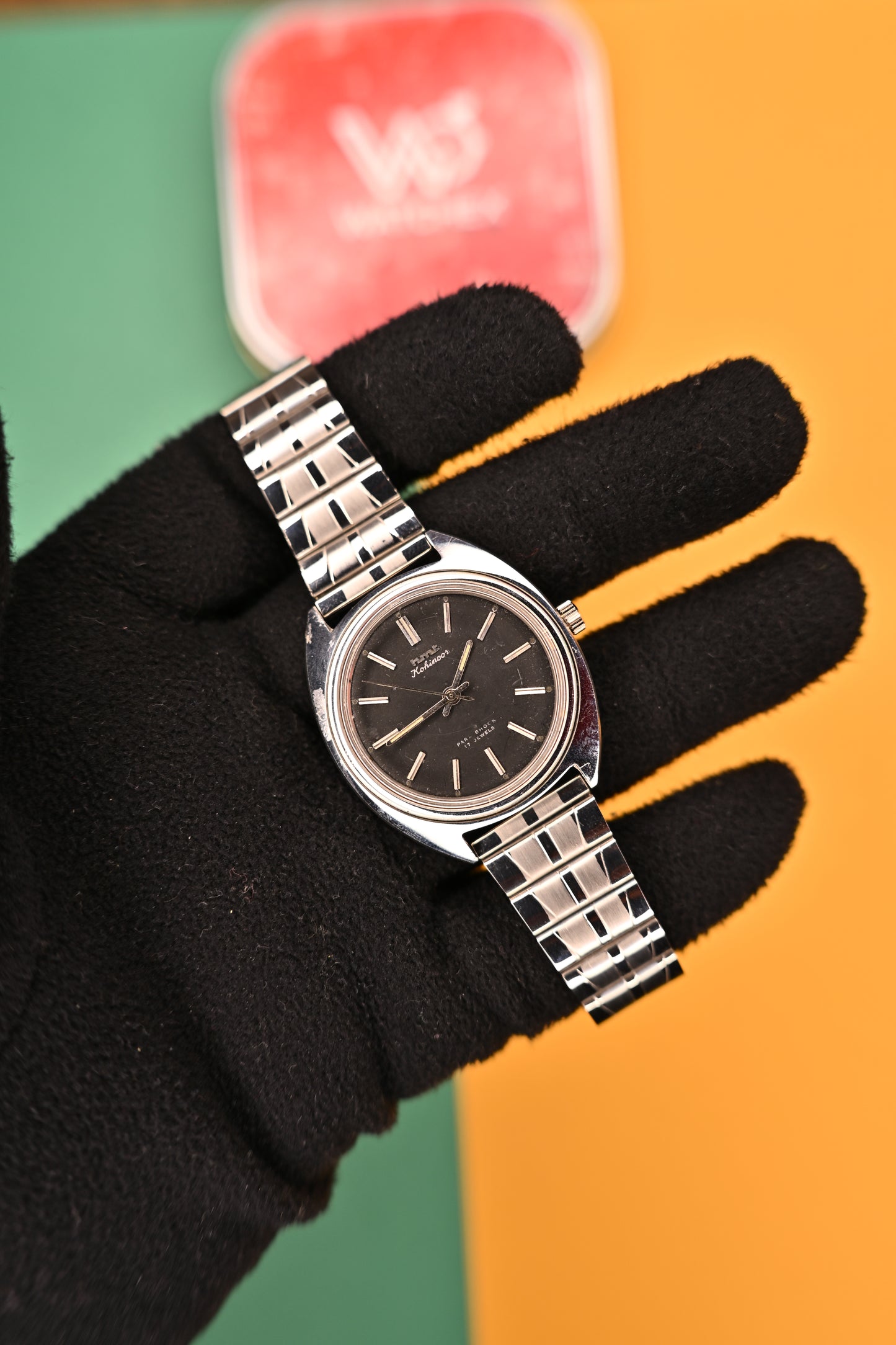 MOD HMT Kohinoor — Black Dial 17J Hand Winding | Watchex India