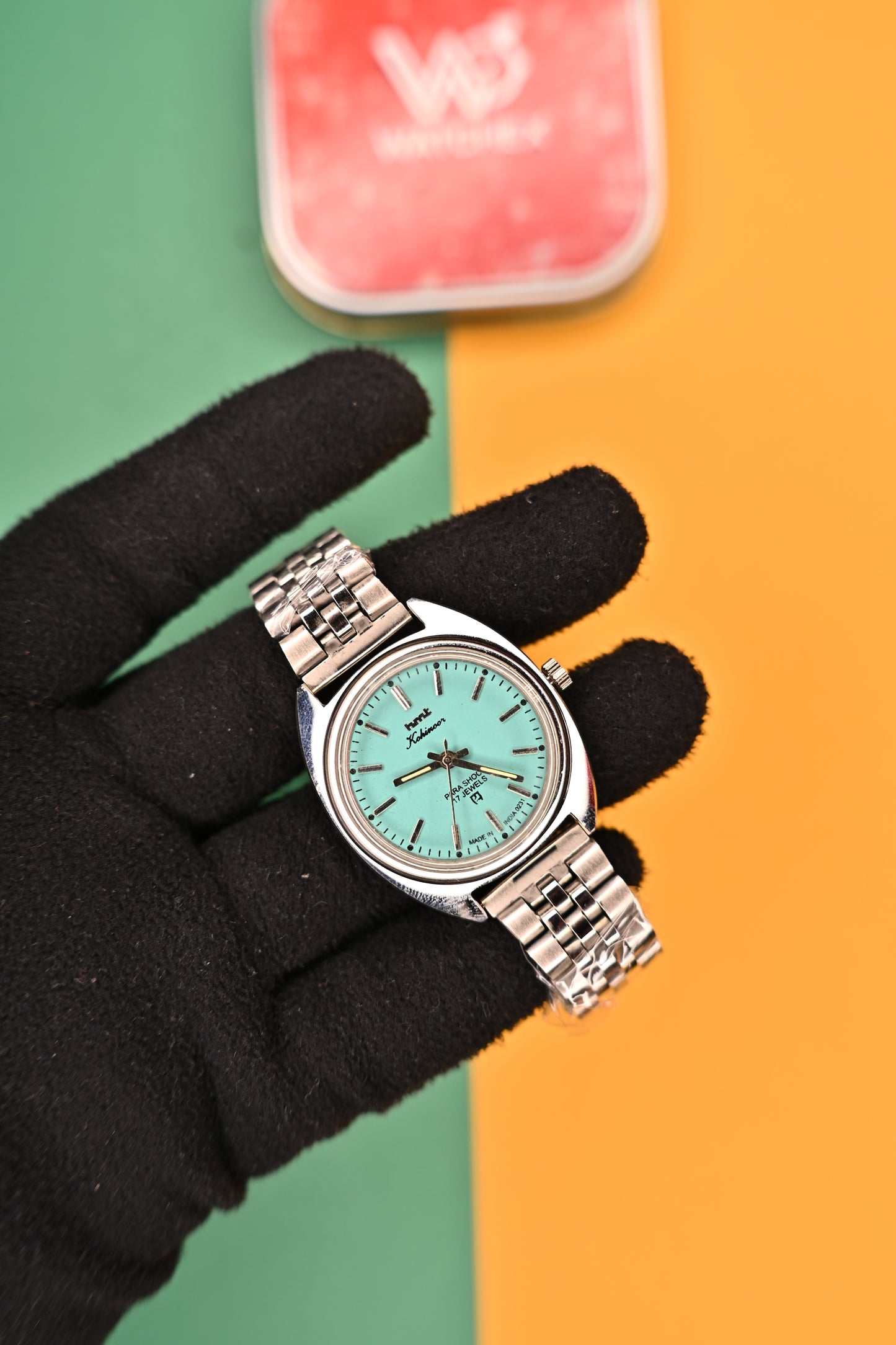 MOD HMT Kohinoor — Turquoise Blue Dial 17J Hand-winding | Watchex India&nbsp;