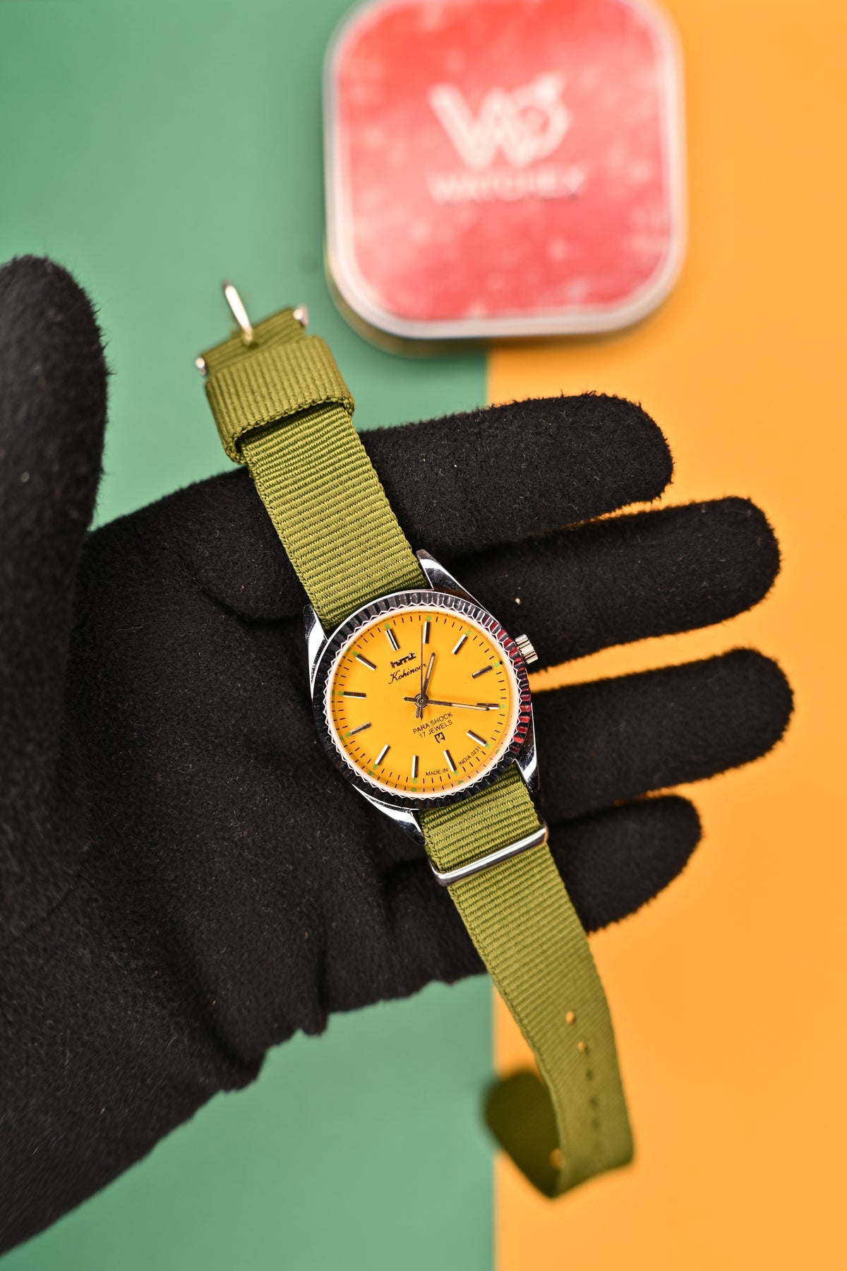 MOD HMT Kohinoor — Yellow Dial 17j | Watchex India