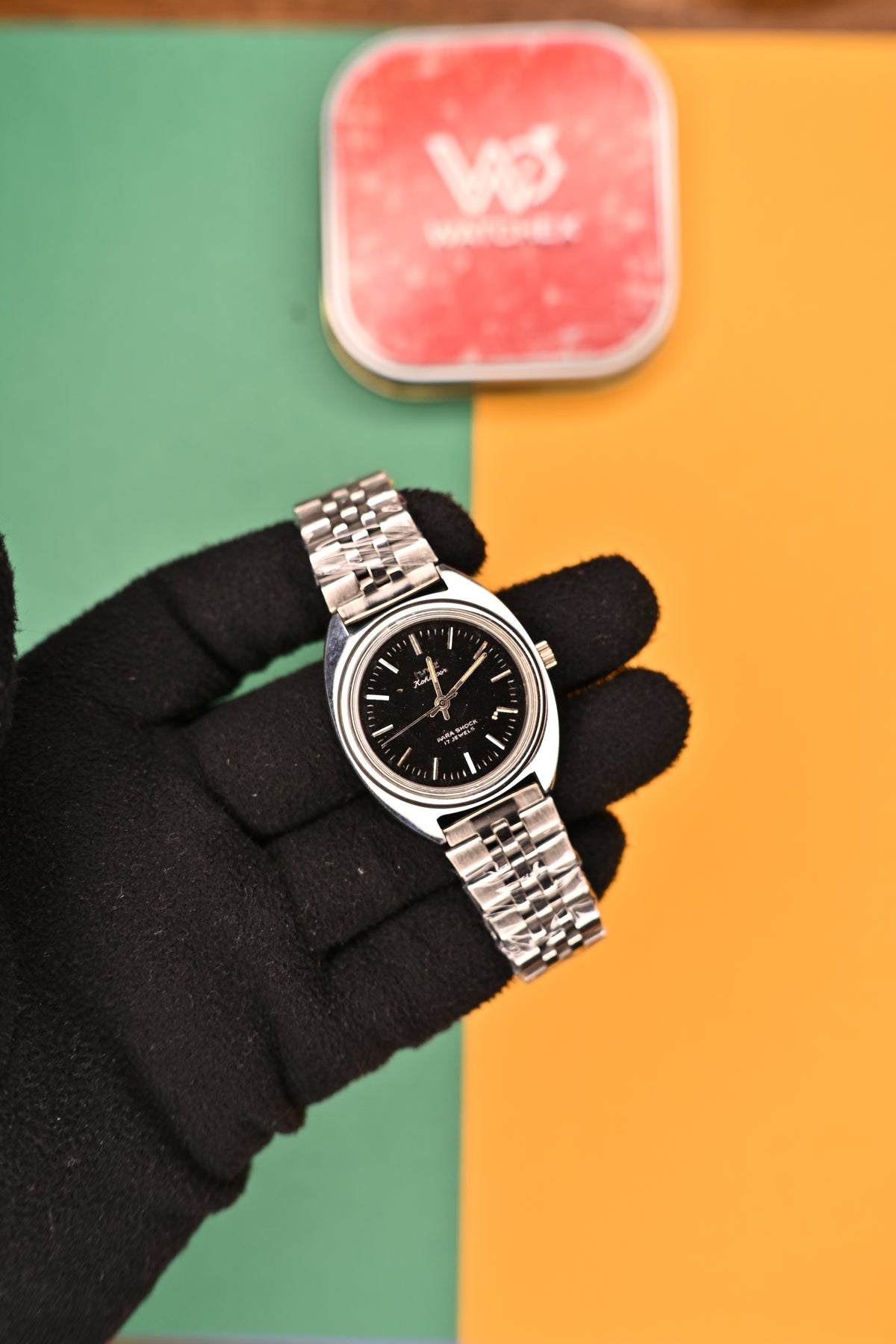 MOD HMT Kohinoor — Black Dial 17J Hand-winding | Watchex India&nbsp;