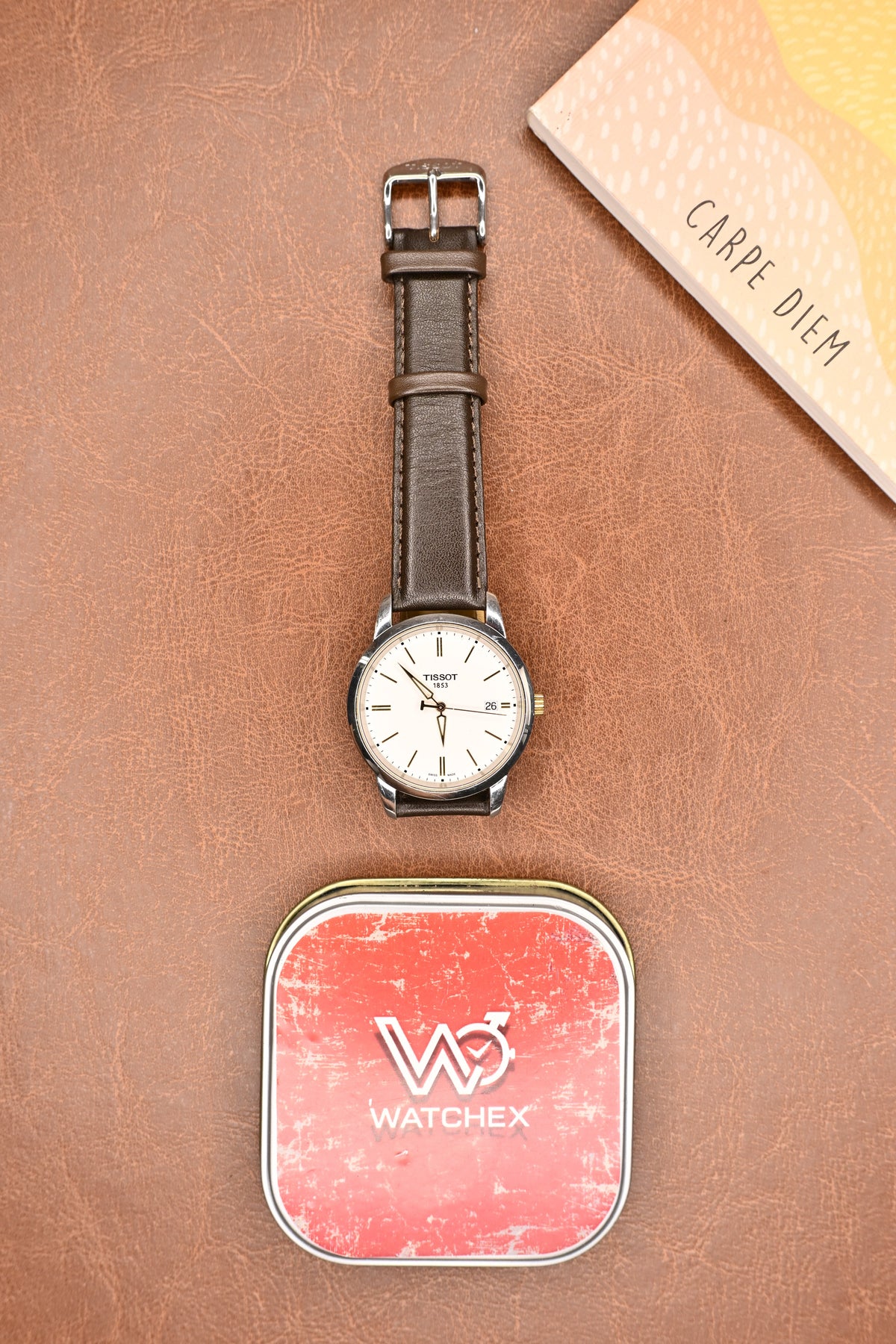 Tissot 1853 Classic White Dial Leather Strap Men’s Wristwatch | Watchex Signature Collection