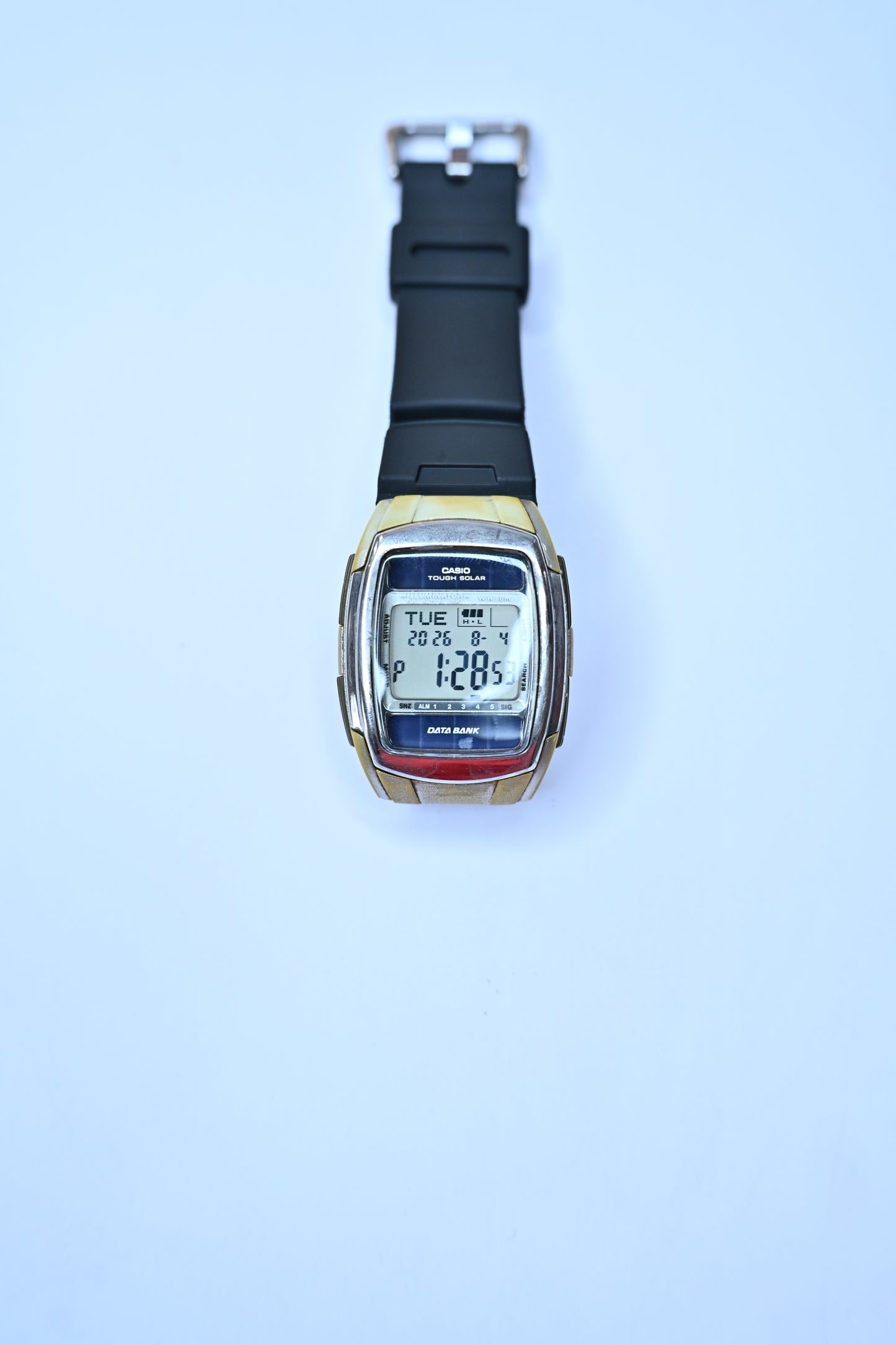 Vintage Casio Data Bank Tough Solar DB-E30 Module 2568 Digital Watch | Watchex India