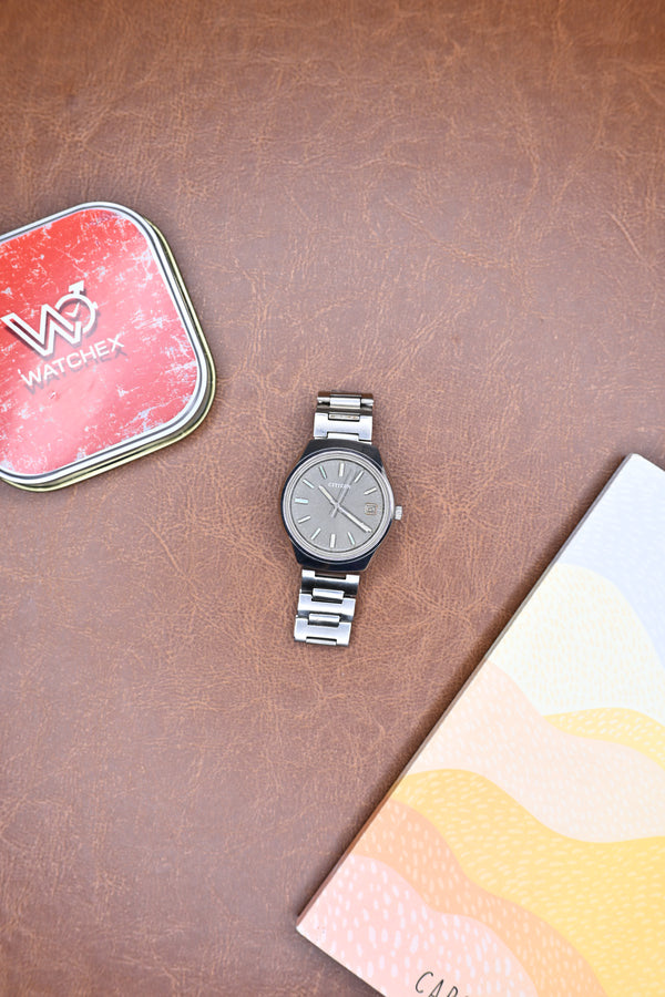 Vintage Citizen Automatic 21 Jewels Ref. 4-822219 – Slate Grey Dial | Watchex India