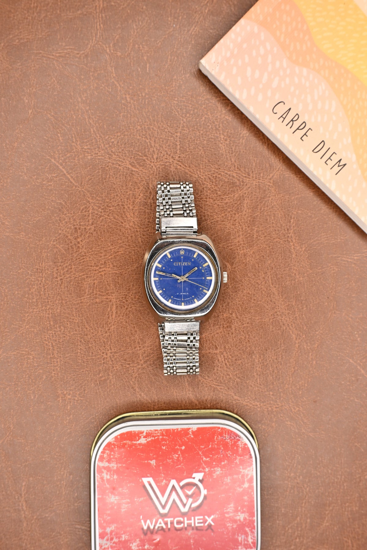 Vintage Citizen Automatic Blue Dial Men’s Wristwatch | Watchex Vintage Collection