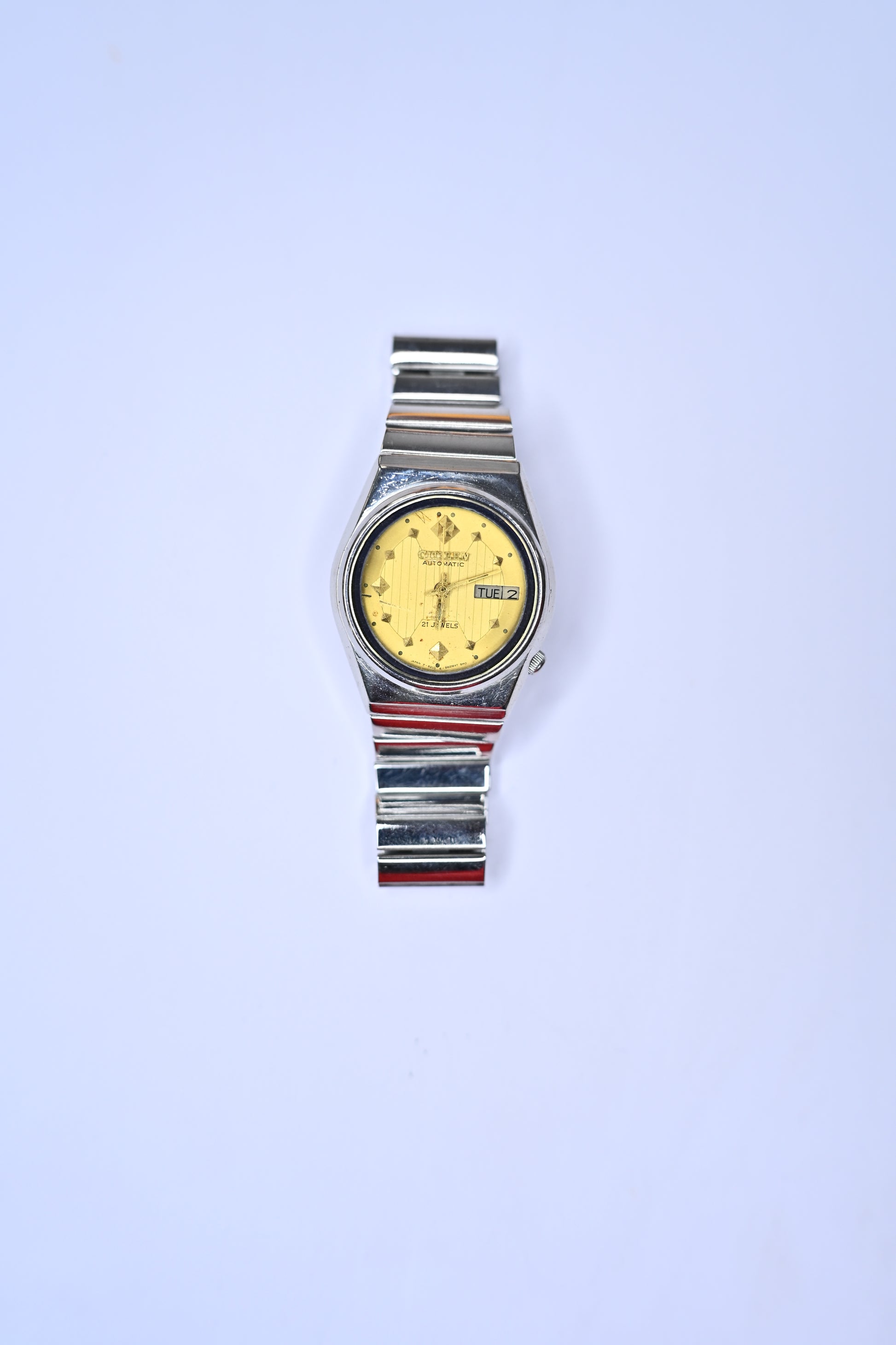Vintage Citizen Automatic Day-Date Champagne Dial Japan Watch 4-038908 | Watchex India