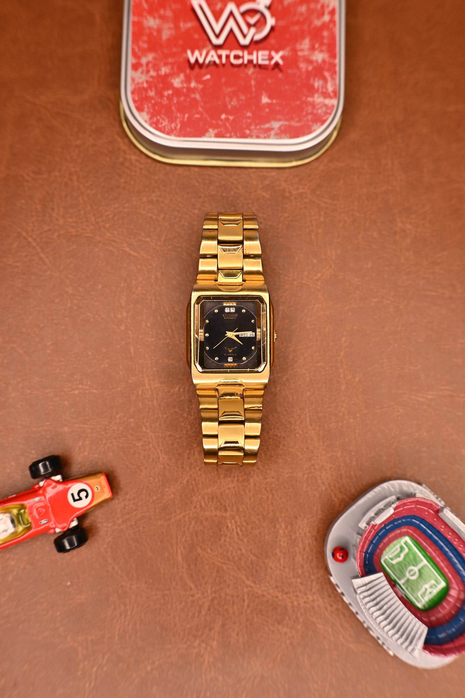 Vintage Citizen Eagle 7 Automatic Black Dial Gold-Tone Ref. 4-R16140 RC | Watchex India