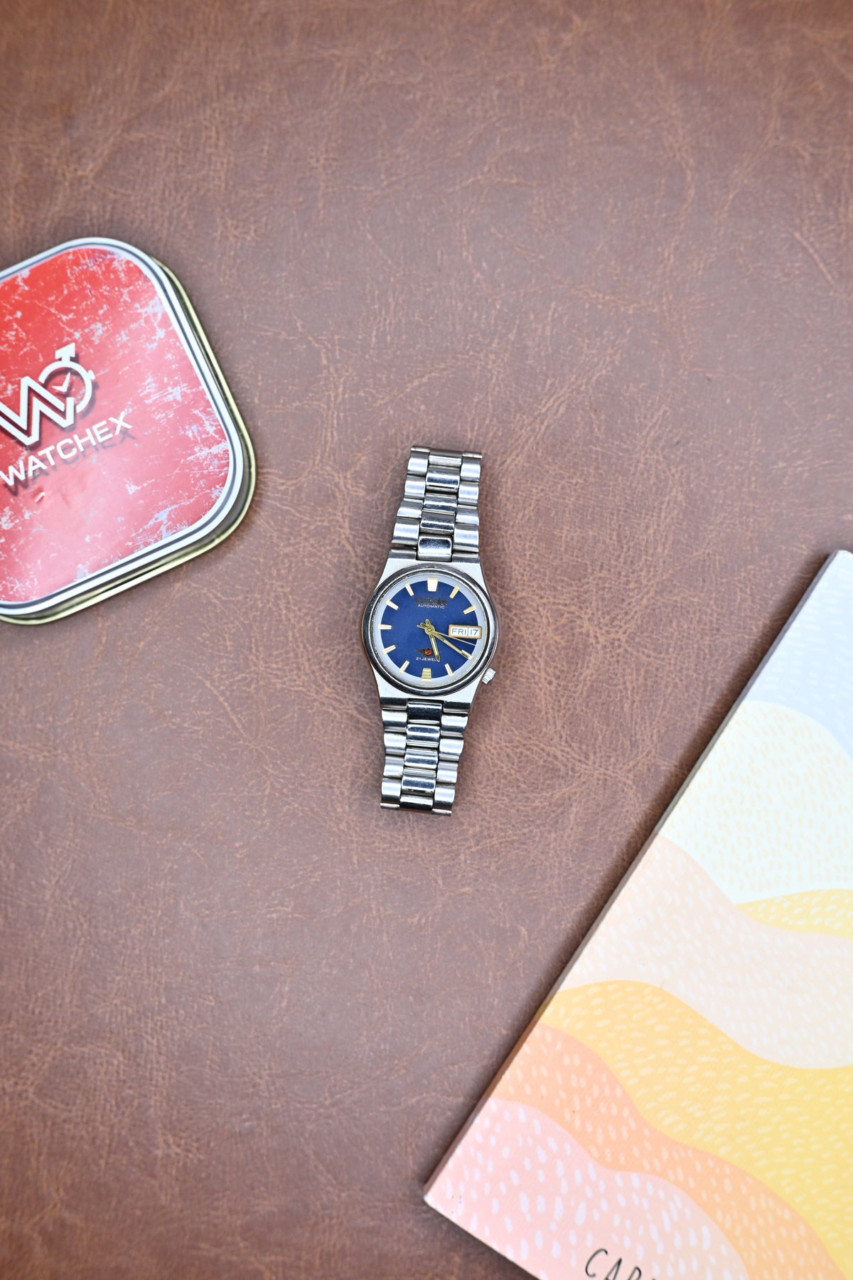 Vintage Citizen Eagle 7 Automatic Blue Dial Day-Date (4-S81471 HSB) | Watchex India