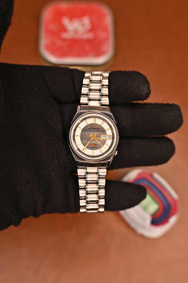 Vintage Citizen Eagle 7 Automatic Two-Tone Dial 21 Jewels Ref. 4-R10276 RW | Watchex India