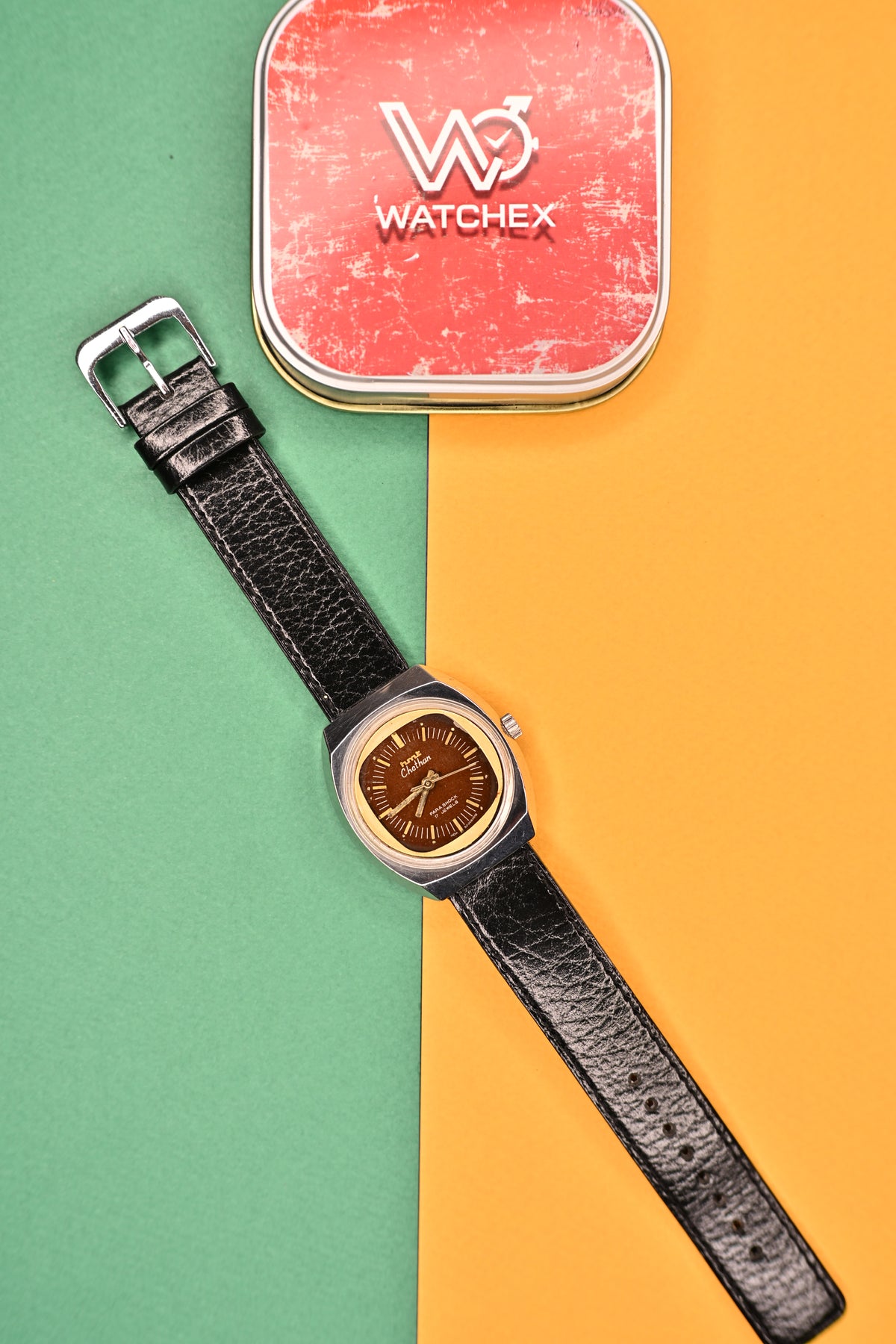 Vintage HMT Chetan 2092729 33-02 Brown Dial 17 Jewels Mechanical &nbsp;| Watchex India