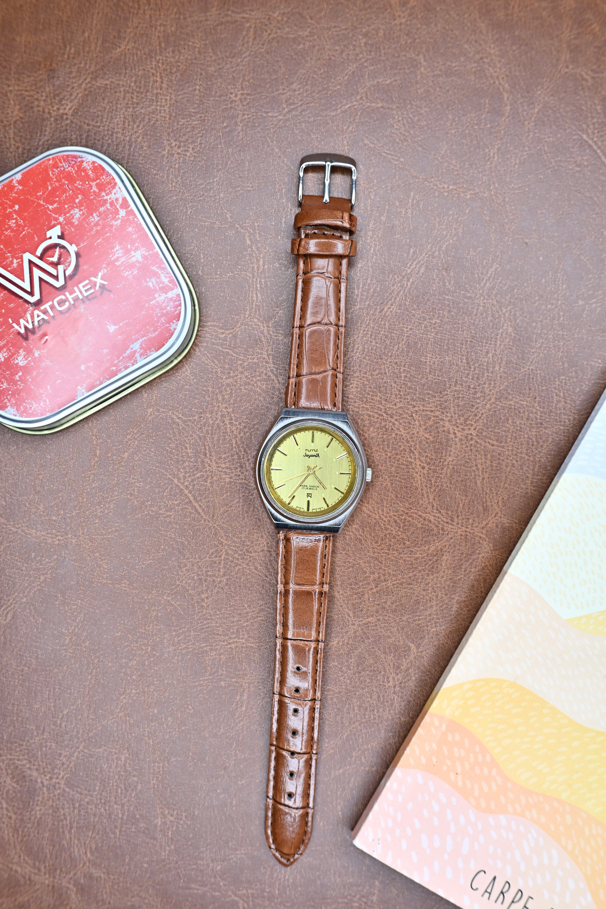Vintage HMT Jayanth  Manual-Wind – Champagne Gold Dial | 0231 | Watchex India
