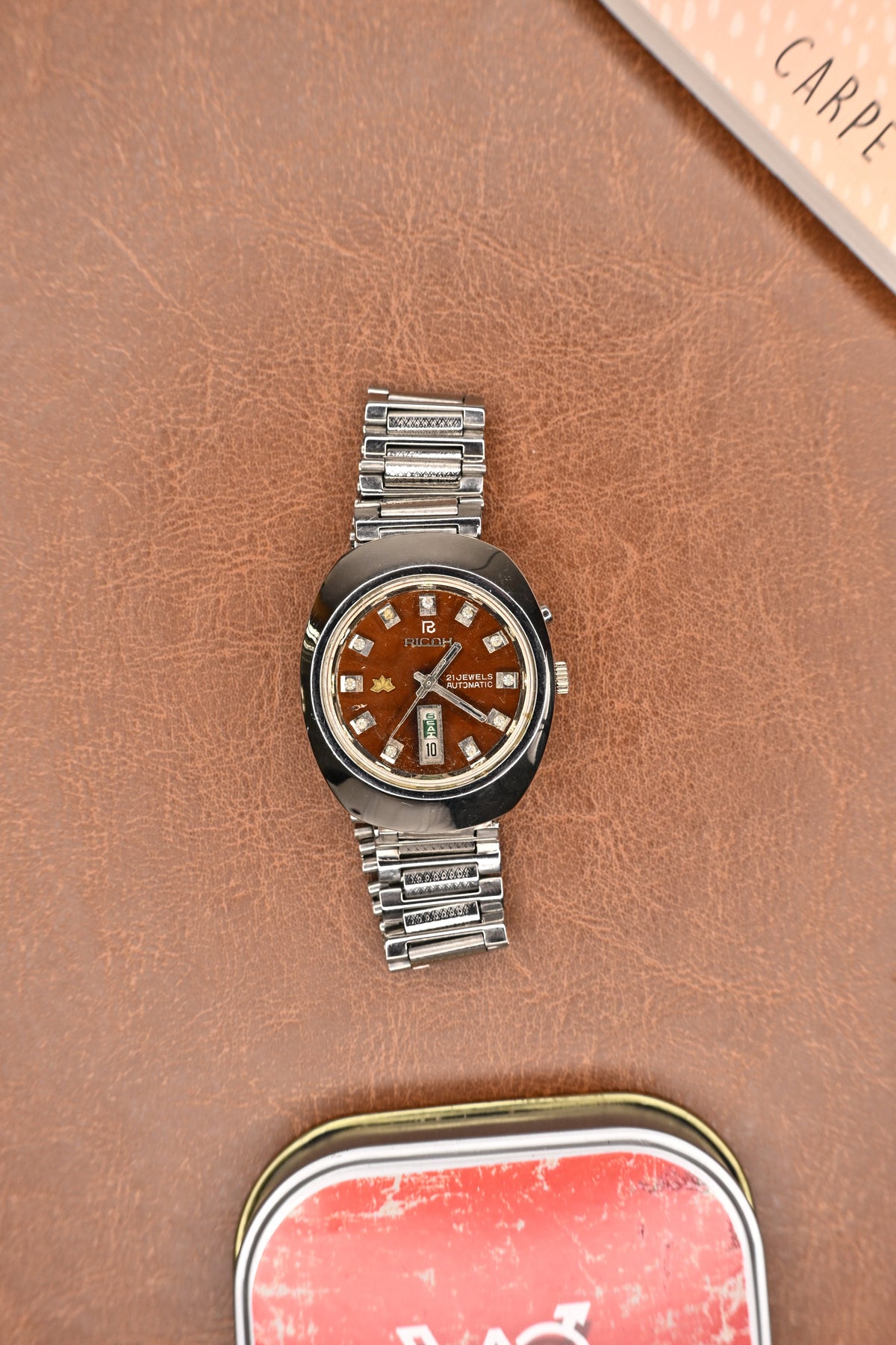 Vintage Ricoh Automatic Brown Dial Men’s Wristwatch | Watchex Vintage Collection