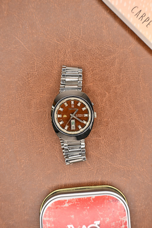 Vintage Ricoh Automatic Brown Dial Men’s Wristwatch | Watchex Vintage Collection