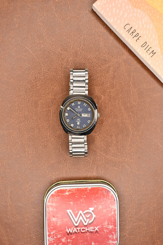 Vintage Ricoh Crystal Automatic Blue Dial Men’s Wristwatch | Watchex Vintage Collection