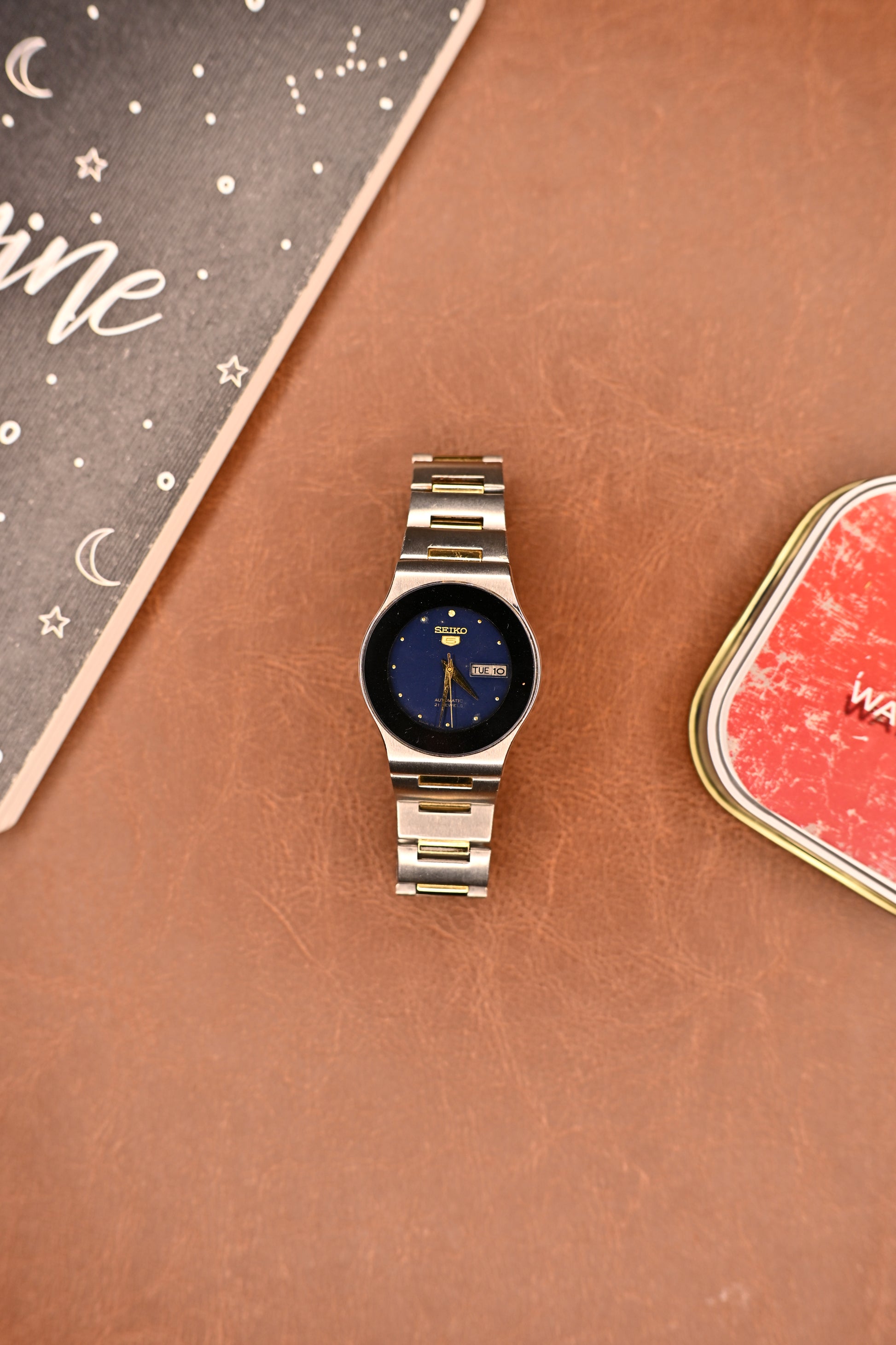 Vintage Seiko 5 Automatic Vintage – Ref. 4227-00K0 – Royal Blue Two-Tone Dial | Watchex India